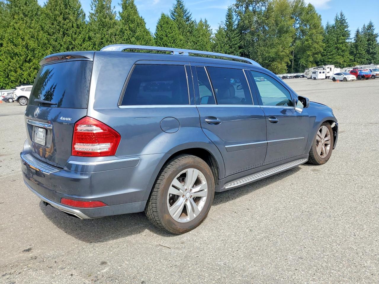 2011 Mercedes-benz Gl 450 4matic Gray vin: 4JGBF7BE7BA724141