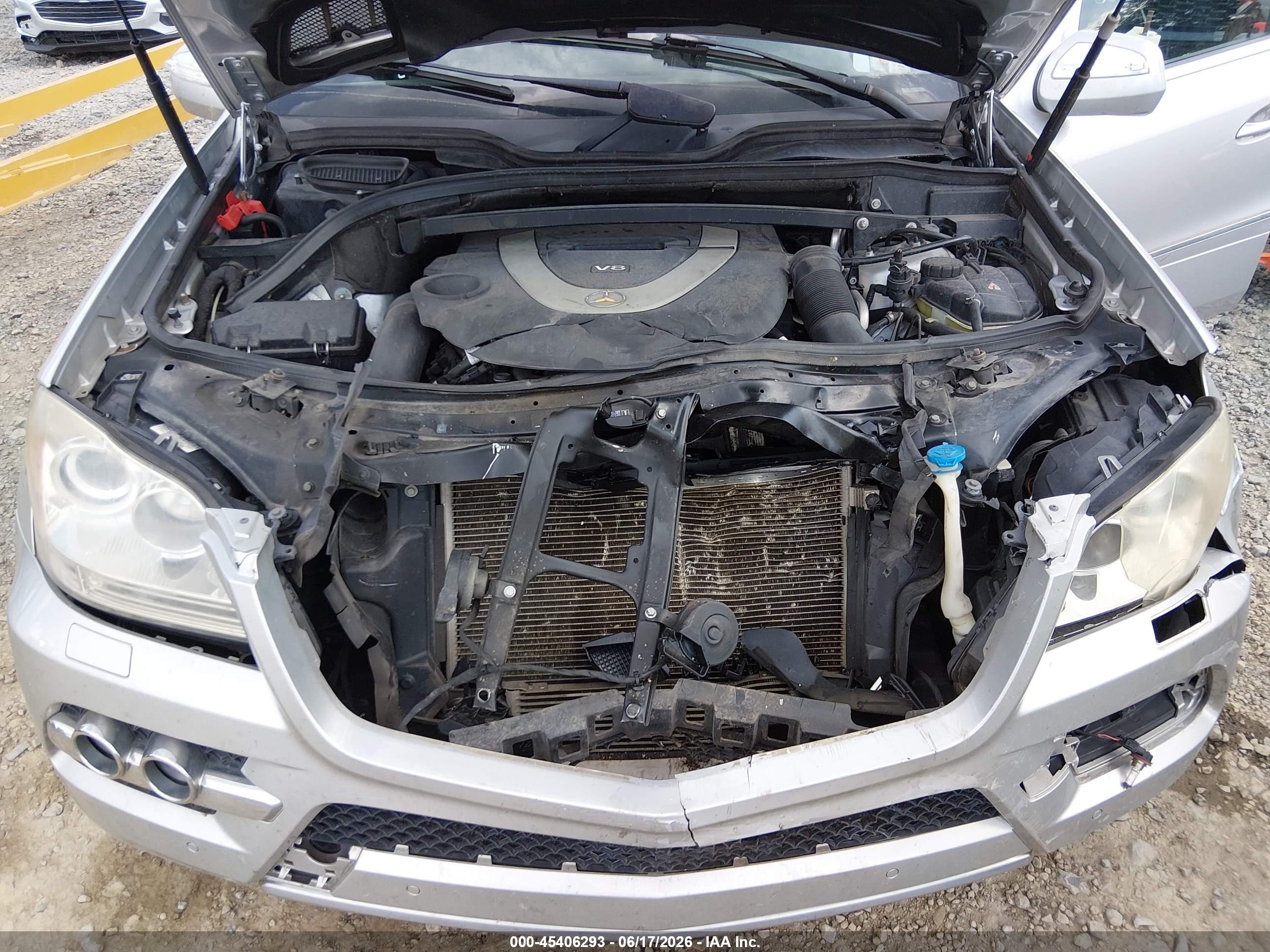 2010 Mercedes-benz Gl 450 4matic Silver vin: 4JGBF7BE8AA619073