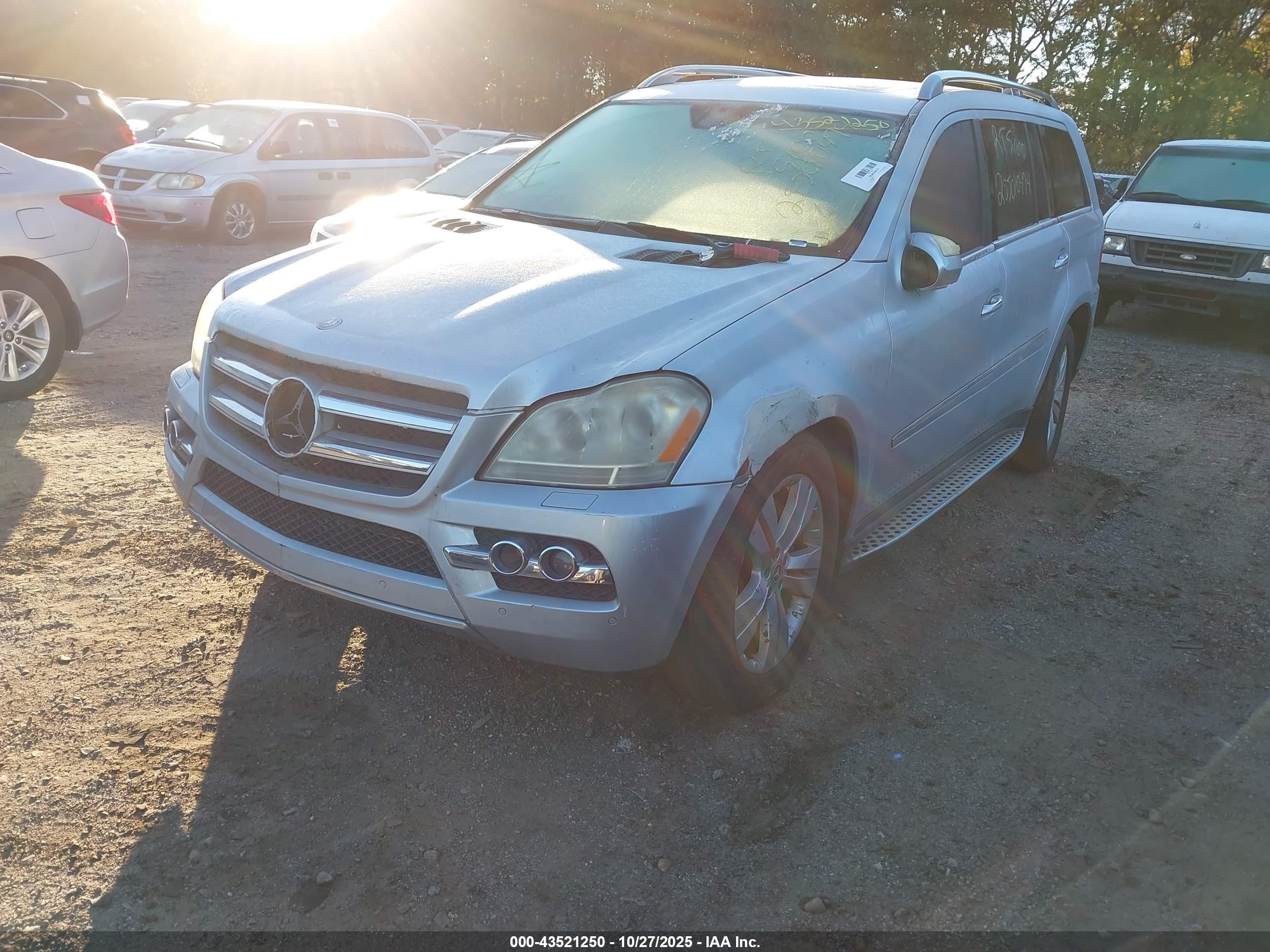 2010 Mercedes-benz Gl 450 4matic Серый vin: 4JGBF7BE8AA622801