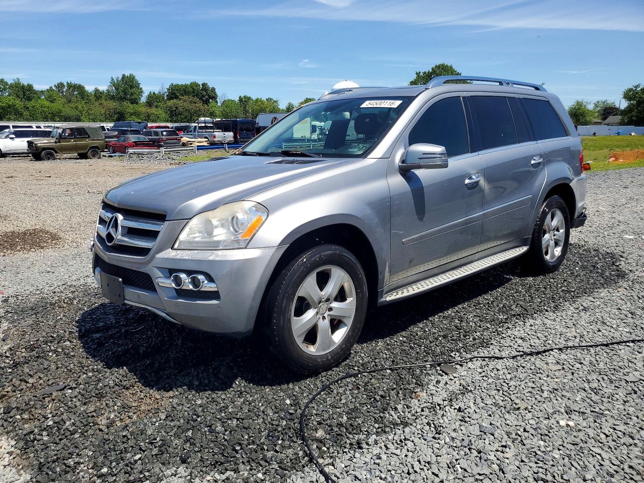 2011 Mercedes-benz Gl 450 4matic Silver vin: 4JGBF7BE8BA734709