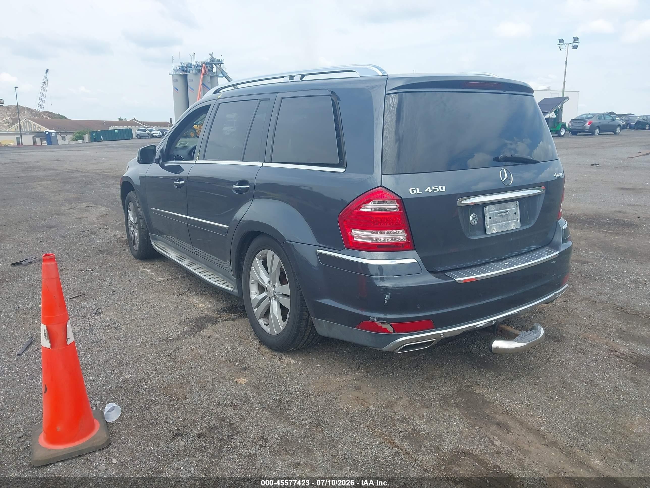 2012 Mercedes-benz Gl 450 4matic Gray vin: 4JGBF7BE8CA769641
