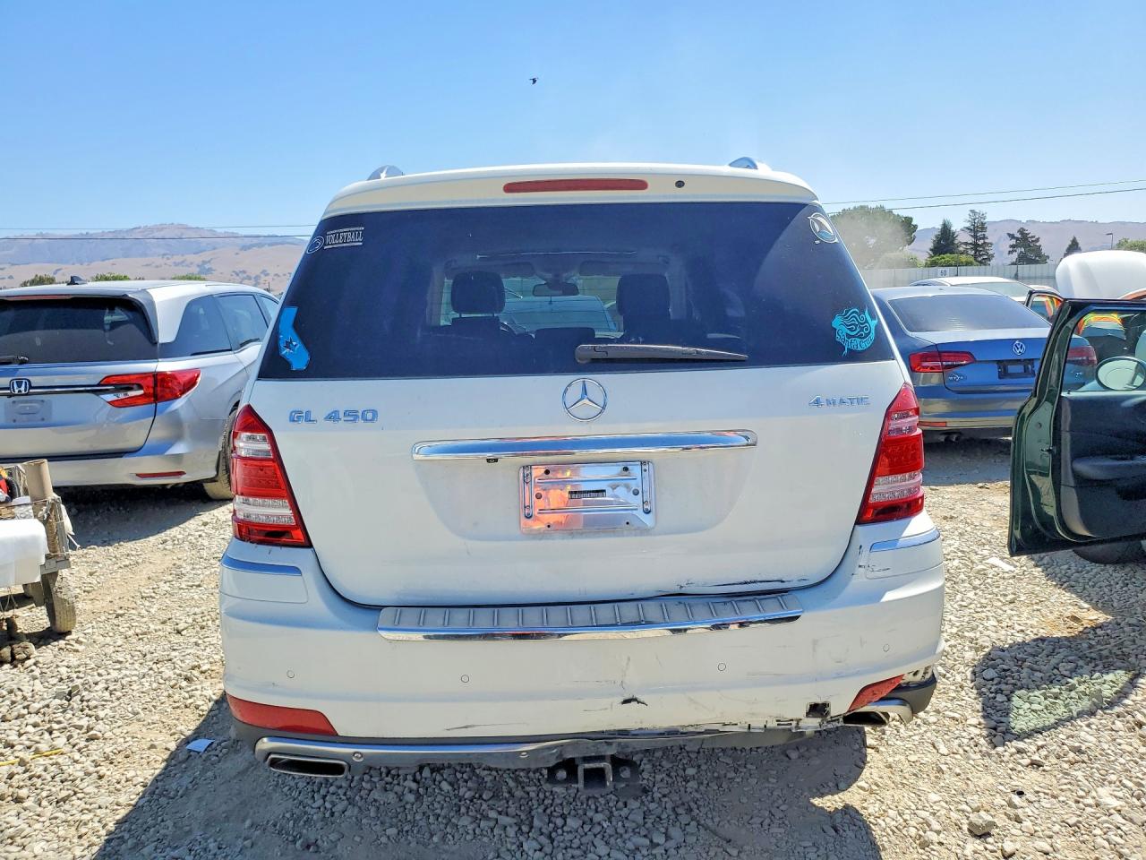 2011 Mercedes-benz Gl 450 4matic White vin: 4JGBF7BE9BA699517