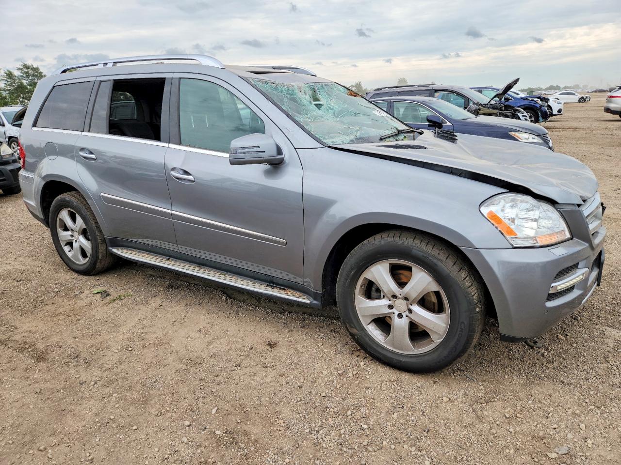 2011 Mercedes-benz Gl 450 4matic Gray vin: 4JGBF7BE9BA721967