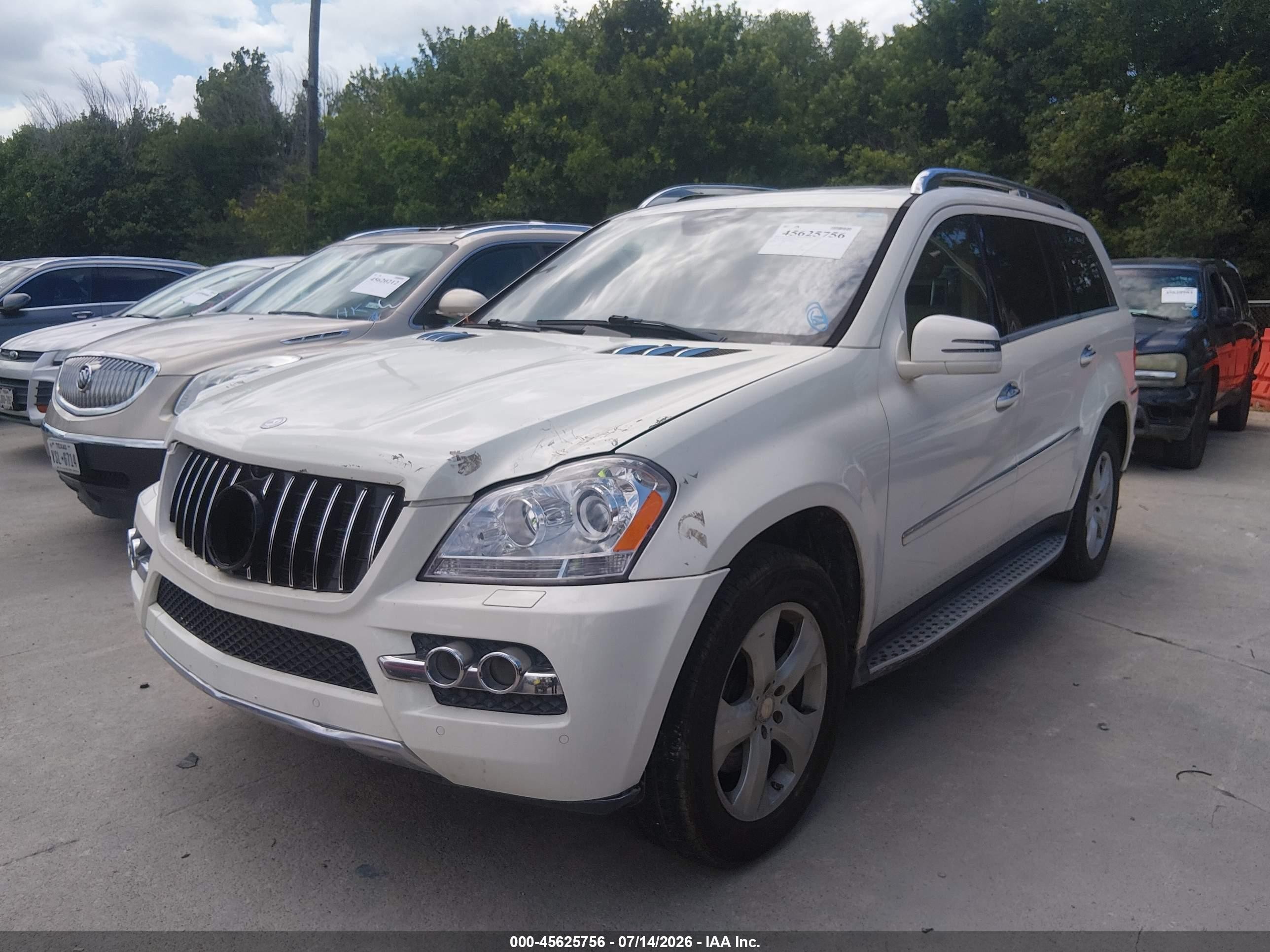 2011 Mercedes-benz Gl 450 4matic Кремовый vin: 4JGBF7BE9BA740079