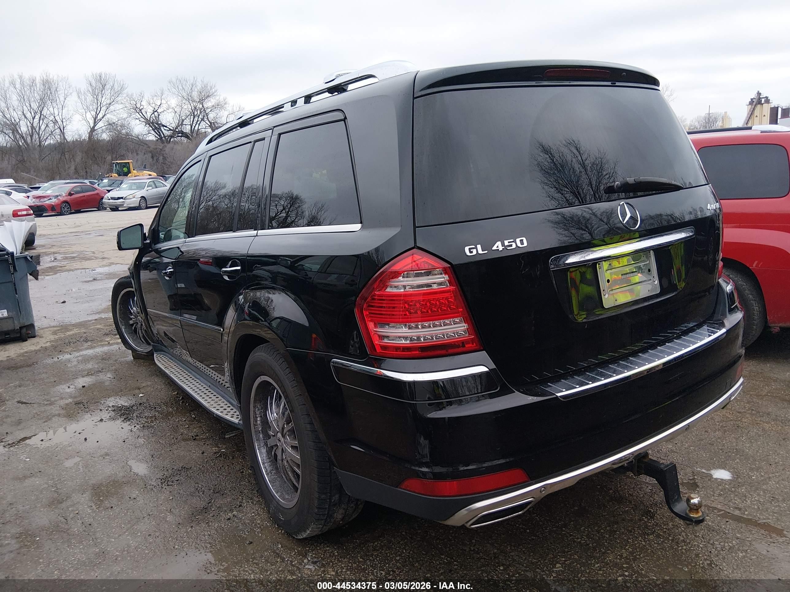2012 Mercedes-benz Gl 450 4matic Black vin: 4JGBF7BE9CA763539