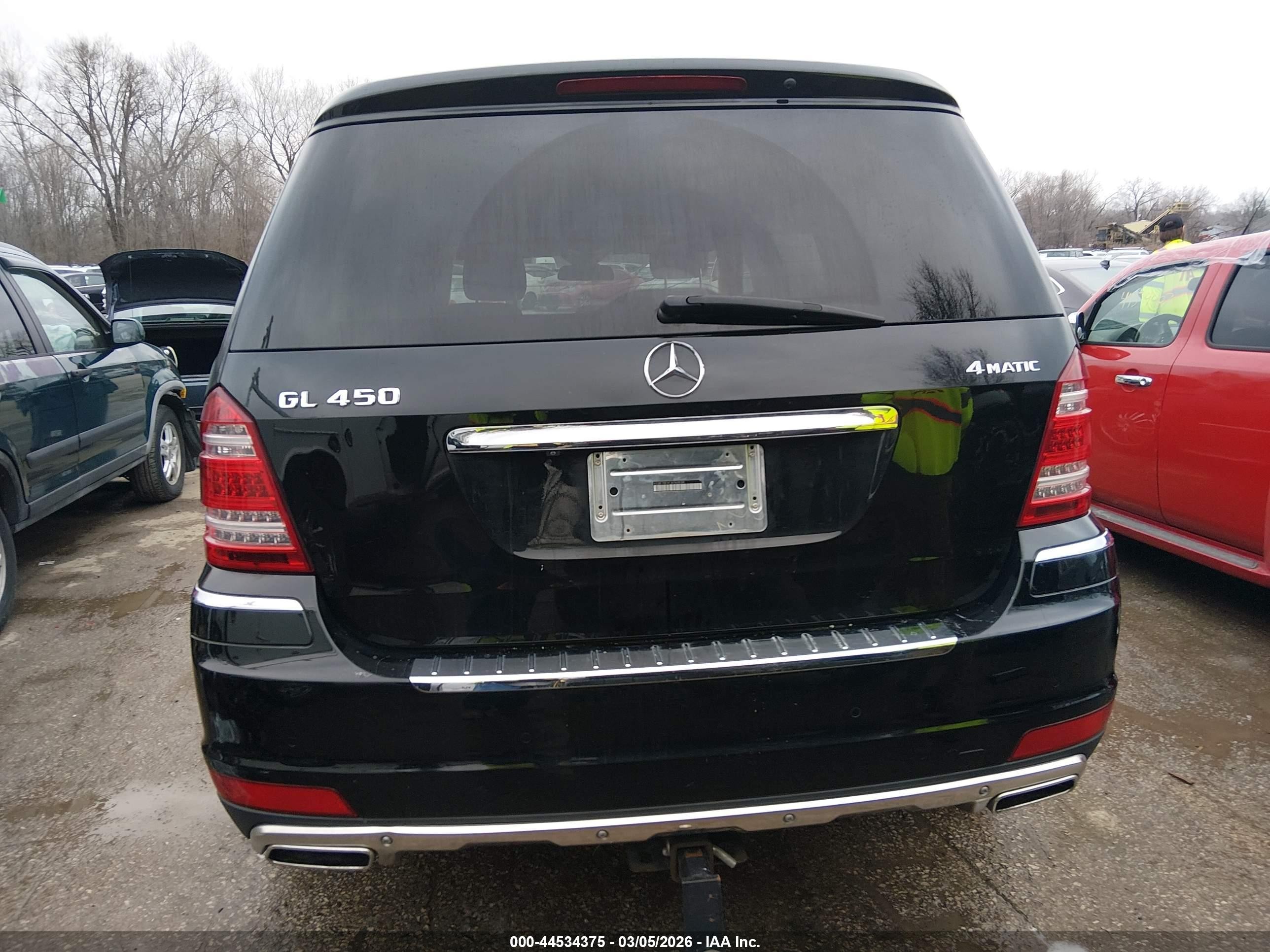 2012 Mercedes-benz Gl 450 4matic Black vin: 4JGBF7BE9CA763539