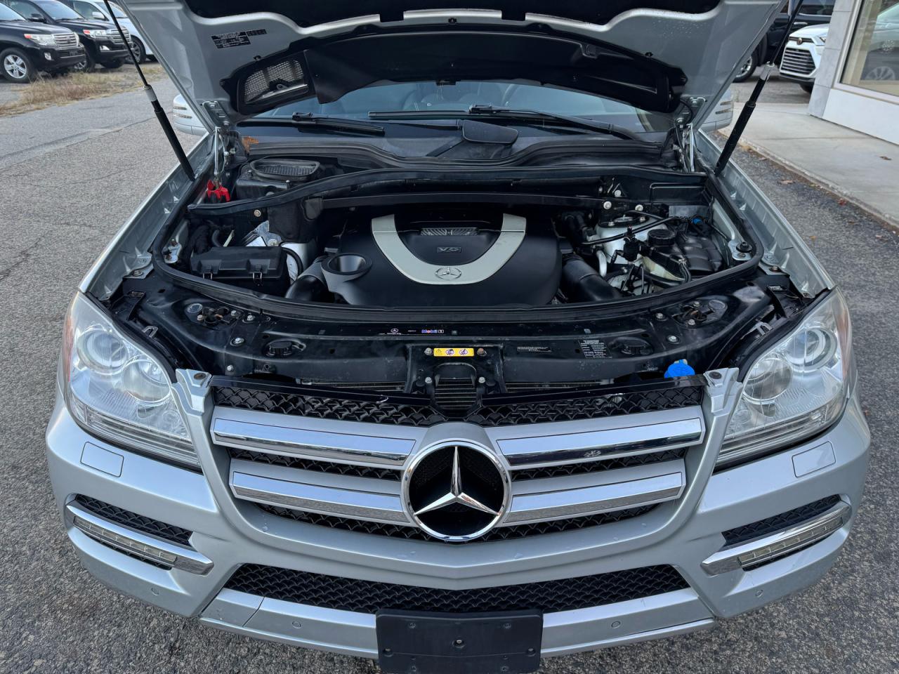 2012 Mercedes-benz Gl 450 4matic Silver vin: 4JGBF7BE9CA795486