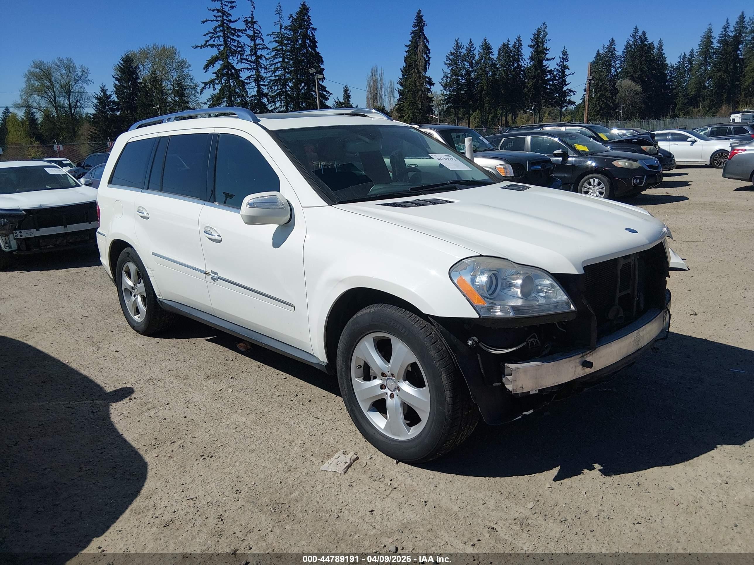 2010 Mercedes-benz Gl 450 4matic Белый vin: 4JGBF7BEXAA543503