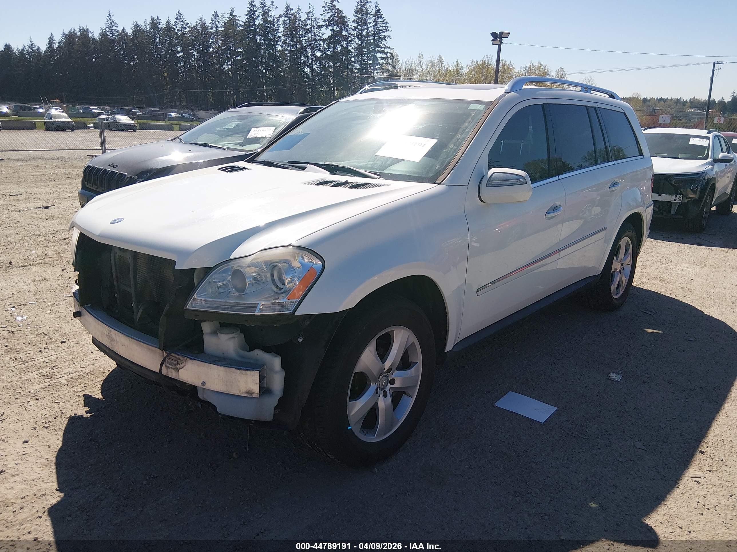 2010 Mercedes-benz Gl 450 4matic Белый vin: 4JGBF7BEXAA543503
