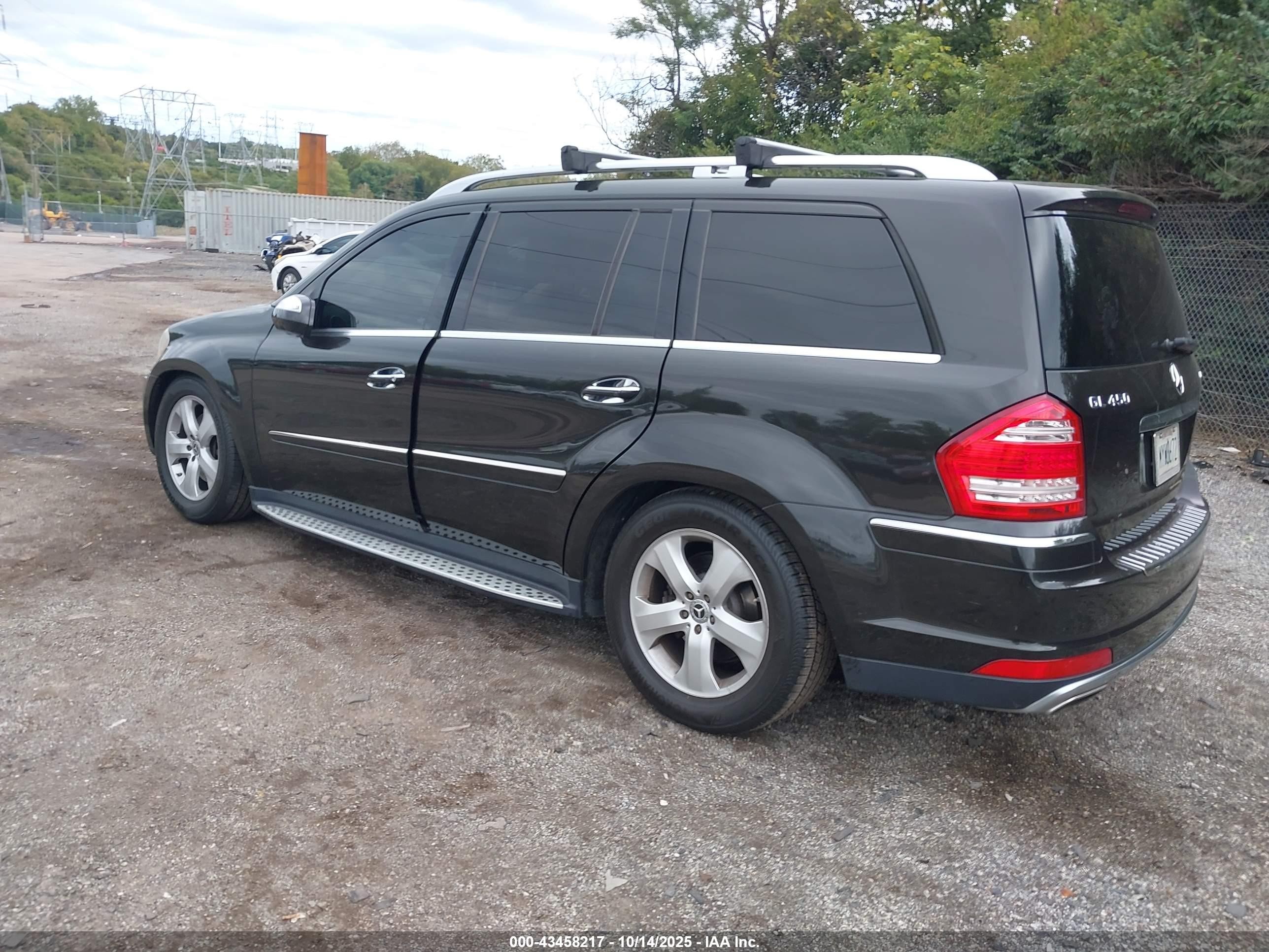 2010 Mercedes-benz Gl 450 4matic Черный vin: 4JGBF7BEXAA548989