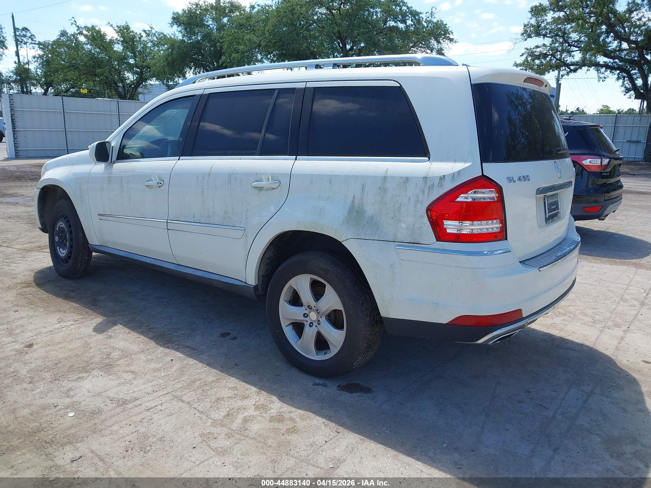 2010 Mercedes-benz Gl 450 4matic Белый vin: 4JGBF7BEXAA557580