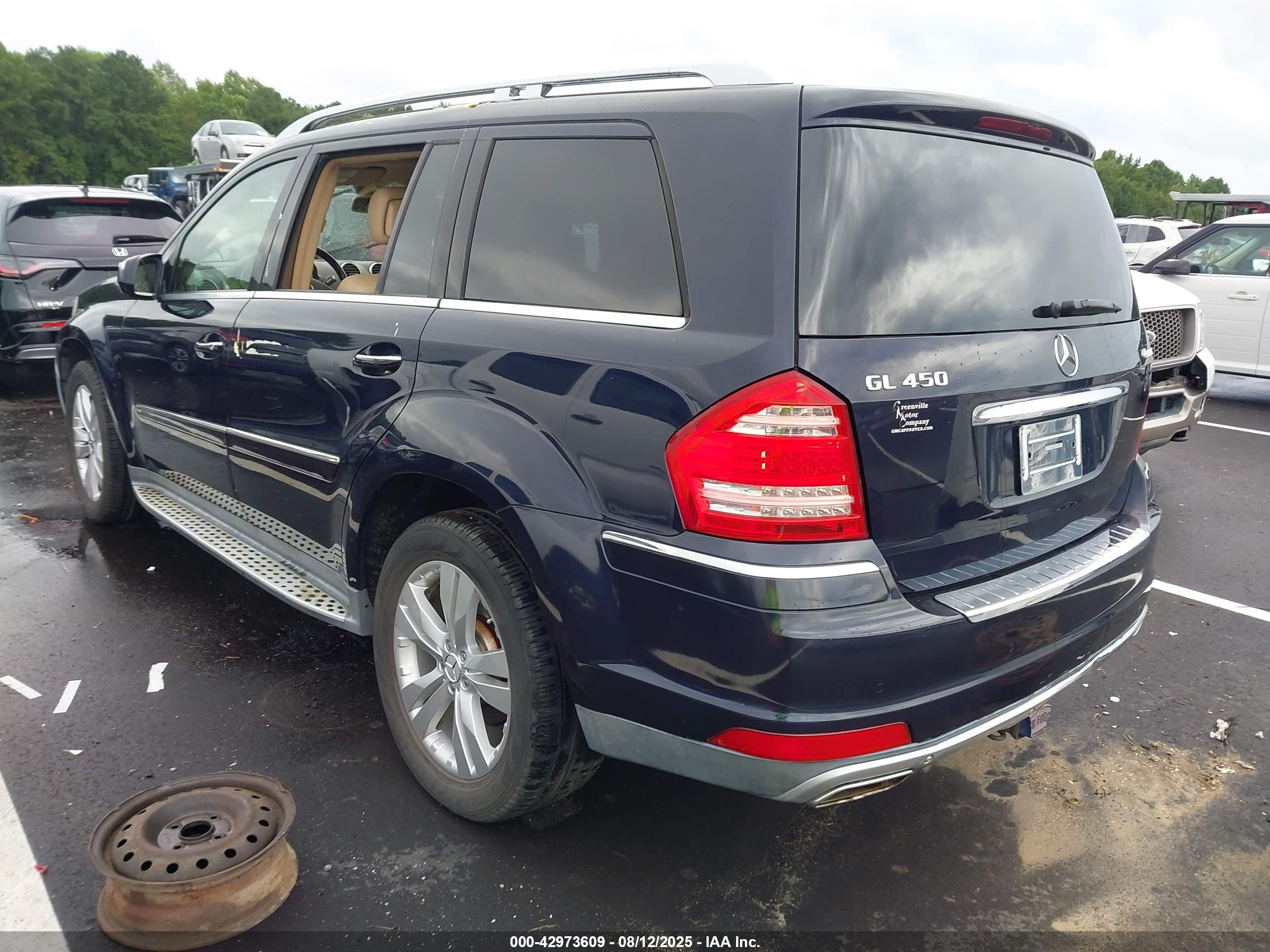 2010 Mercedes-benz Gl 450 4matic Dark Blue vin: 4JGBF7BEXAA557952