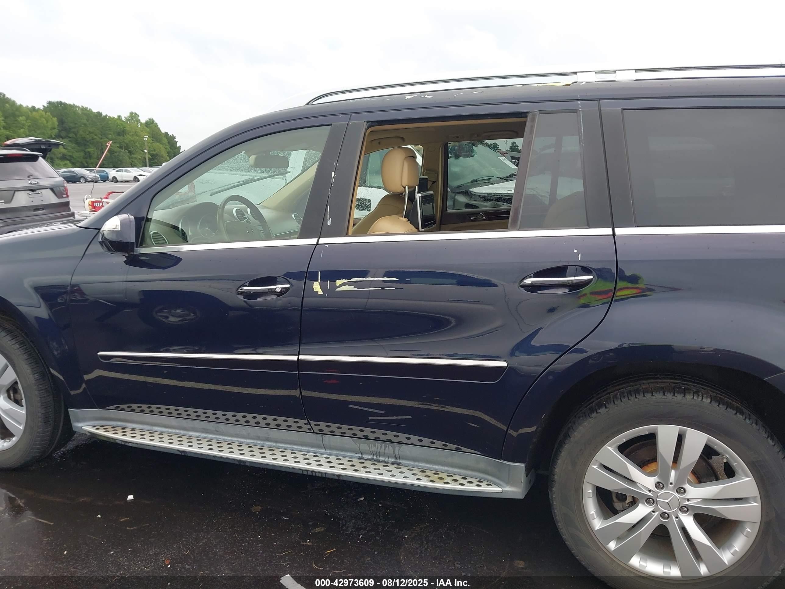 2010 Mercedes-benz Gl 450 4matic Dark Blue vin: 4JGBF7BEXAA557952