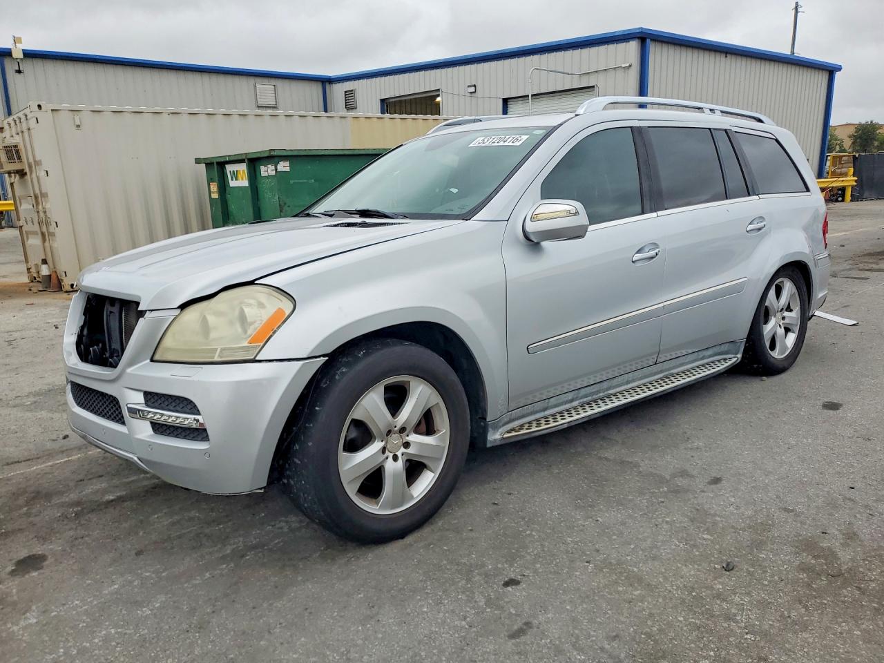 2010 Mercedes-benz Gl 450 4matic Silver vin: 4JGBF7BEXAA587288