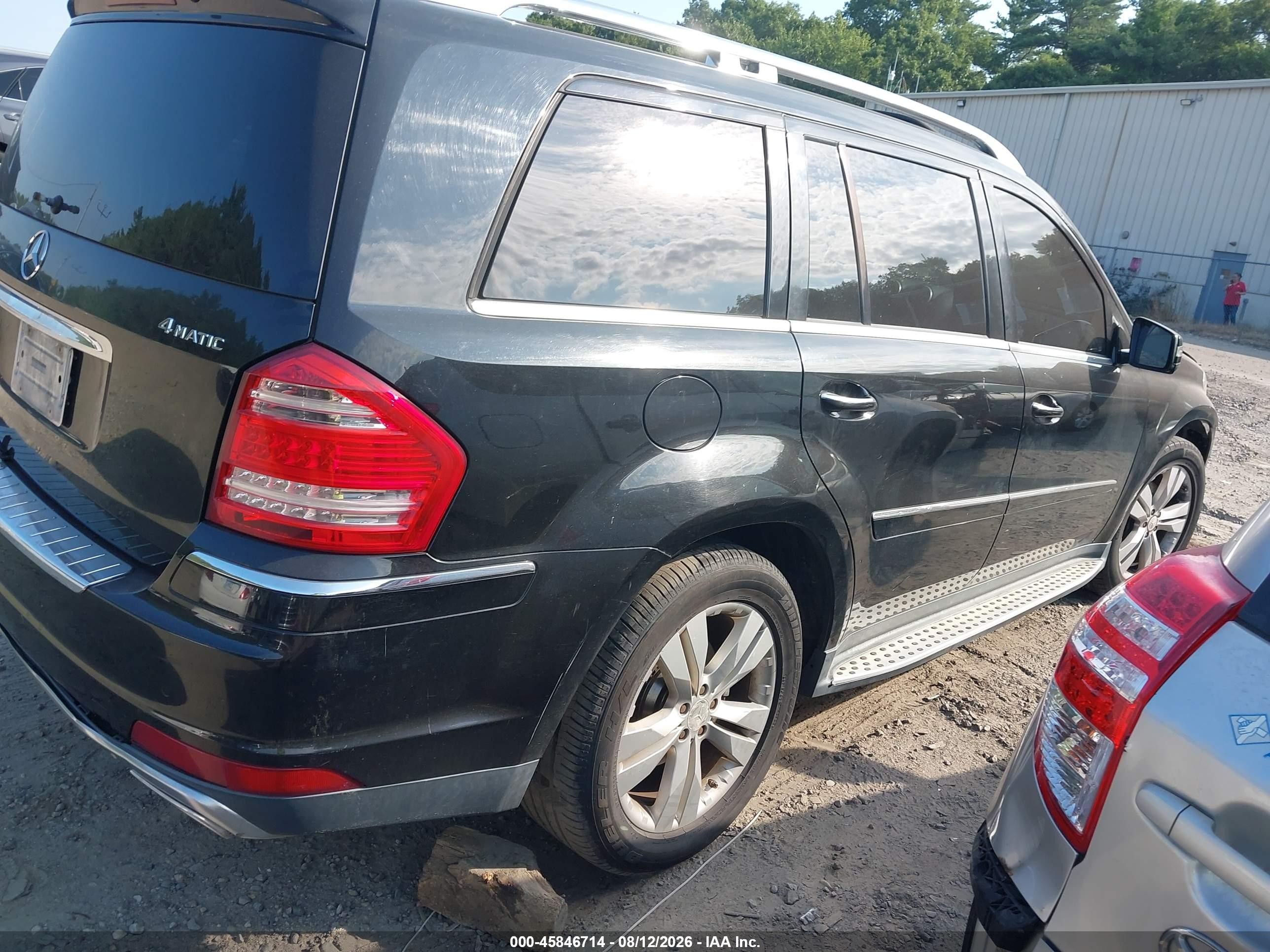 2011 Mercedes-benz Gl 450 4matic Black vin: 4JGBF7BEXBA628035
