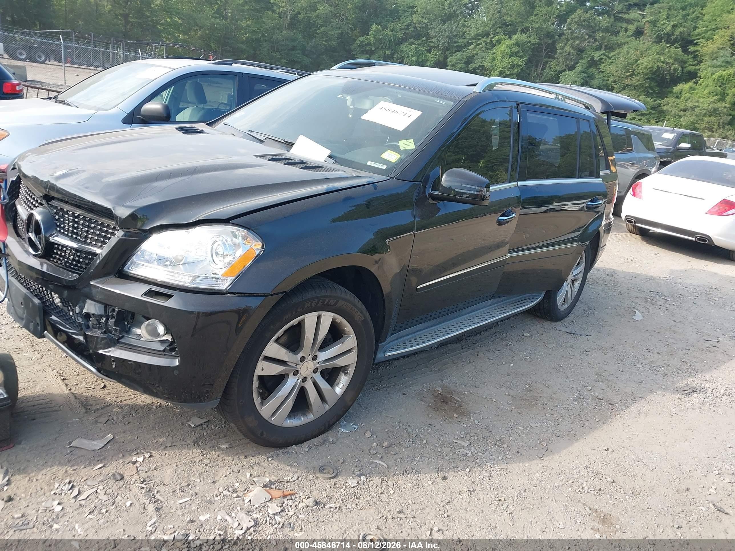 2011 Mercedes-benz Gl 450 4matic Black vin: 4JGBF7BEXBA628035