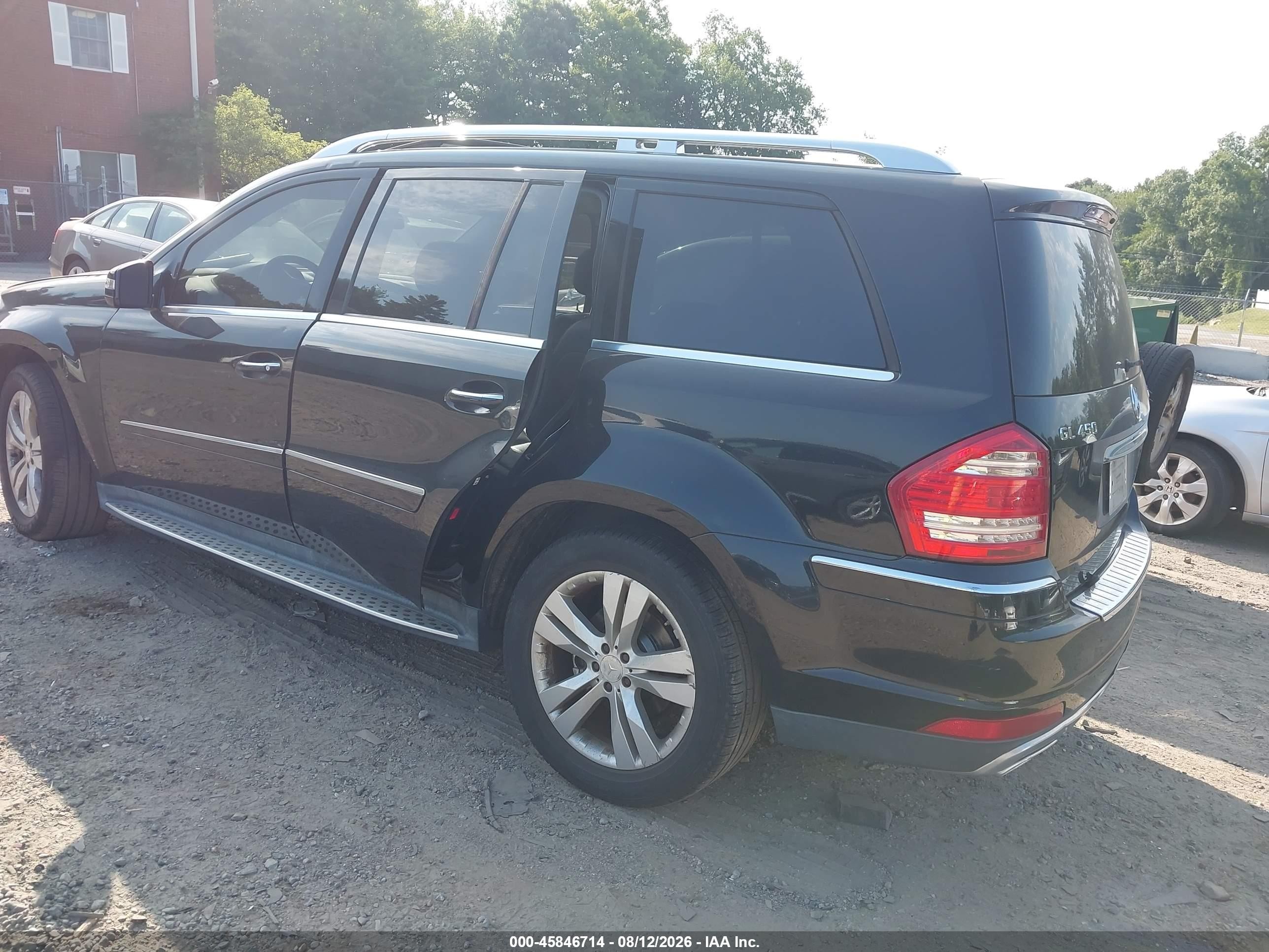 2011 Mercedes-benz Gl 450 4matic Black vin: 4JGBF7BEXBA628035