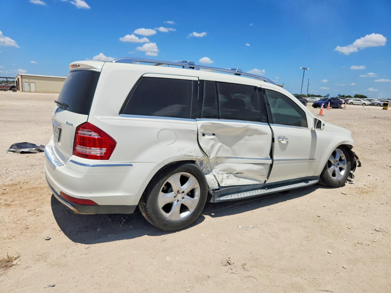 2011 Mercedes-benz Gl 450 4matic White vin: 4JGBF7BEXBA633770