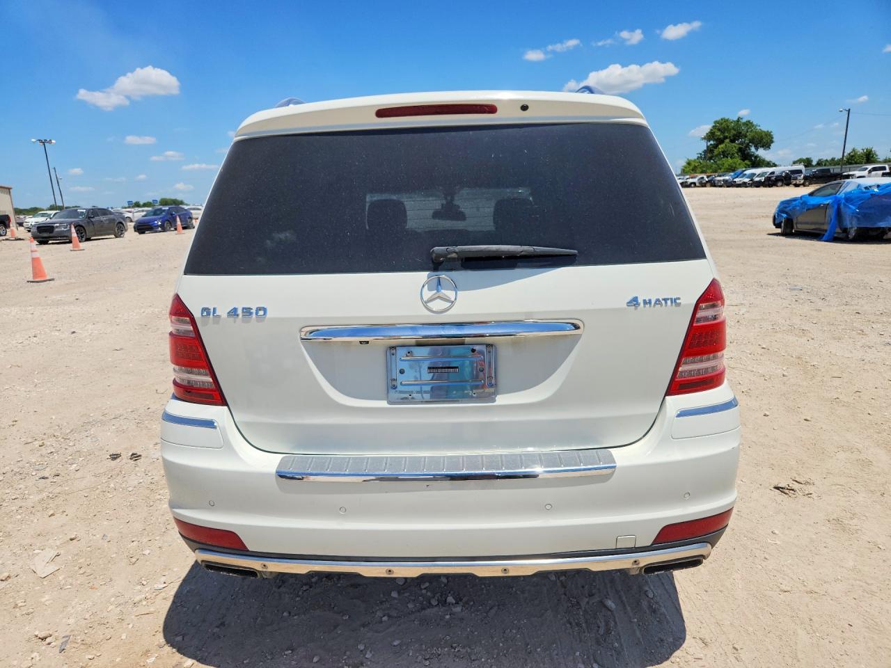 2011 Mercedes-benz Gl 450 4matic White vin: 4JGBF7BEXBA633770
