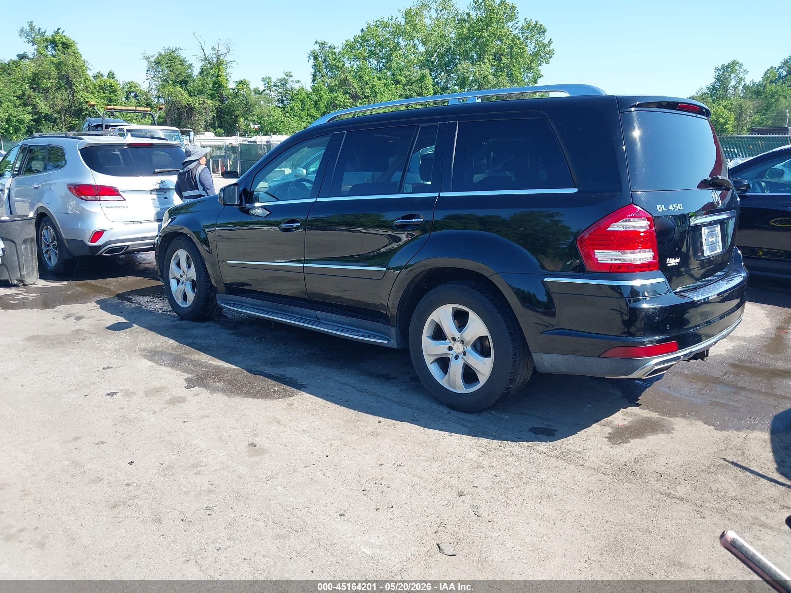2011 Mercedes-benz Gl 450 4matic Black vin: 4JGBF7BEXBA645093