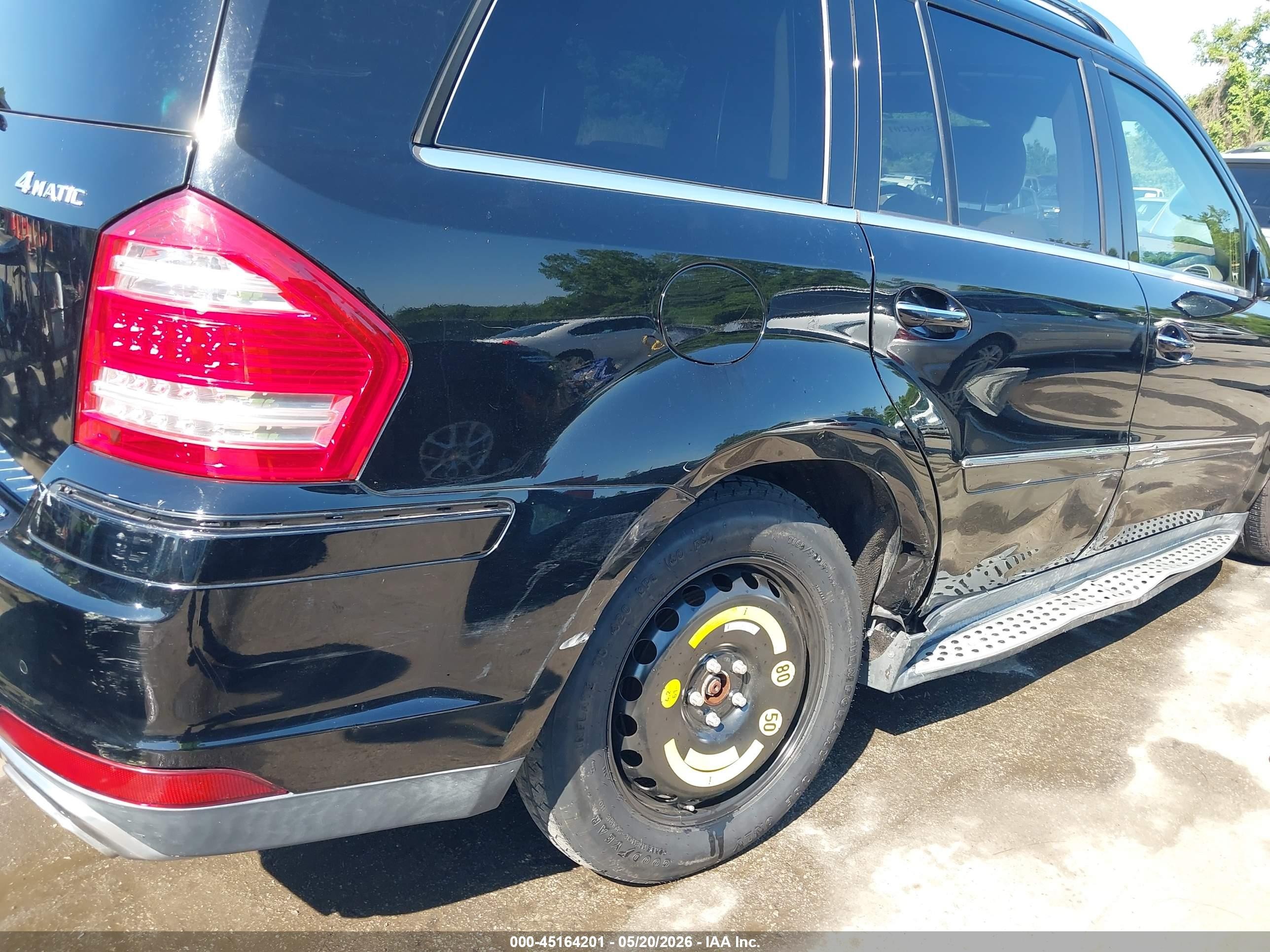 2011 Mercedes-benz Gl 450 4matic Black vin: 4JGBF7BEXBA645093