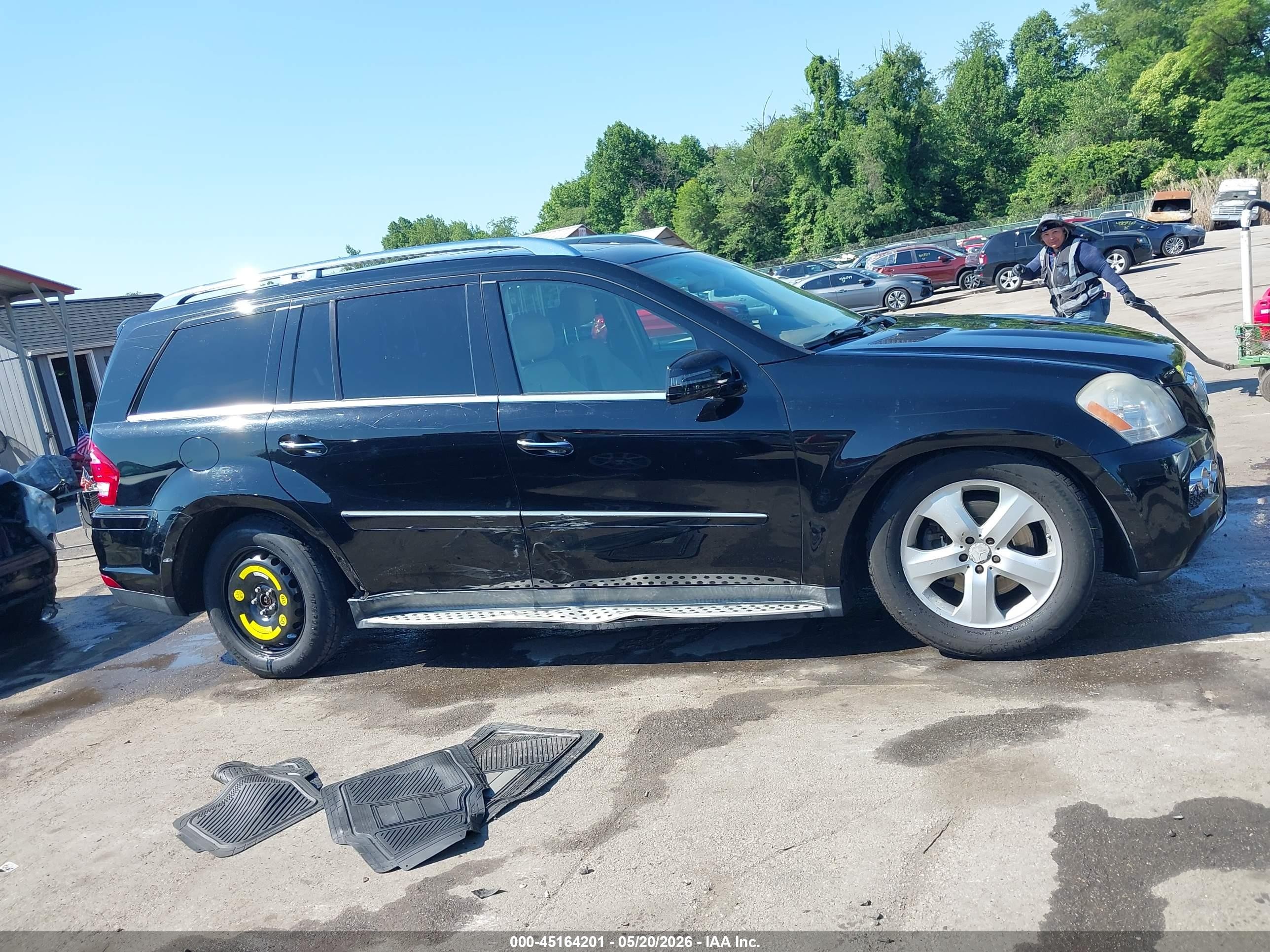 2011 Mercedes-benz Gl 450 4matic Black vin: 4JGBF7BEXBA645093