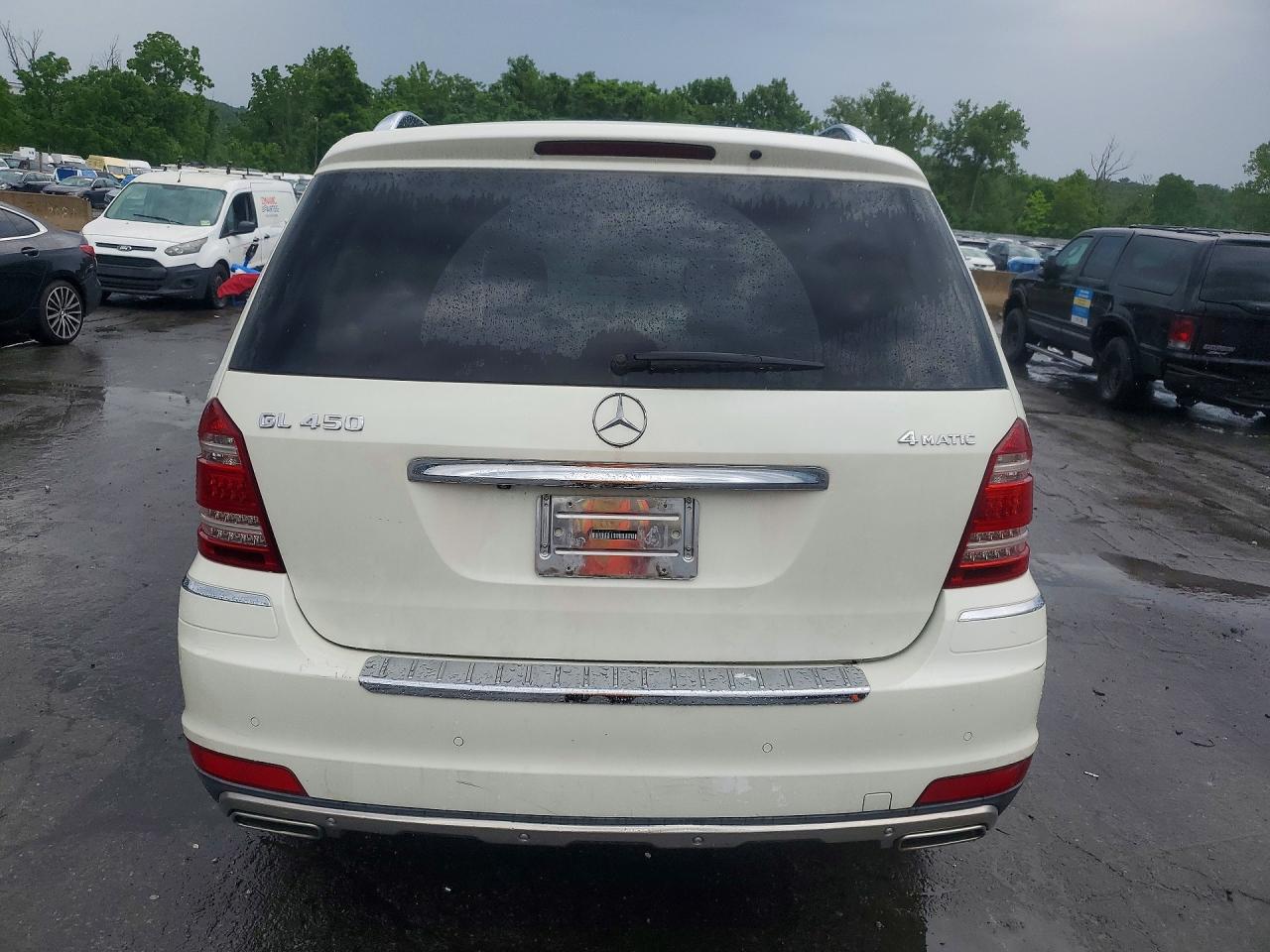 2011 Mercedes-benz Gl 450 4matic White vin: 4JGBF7BEXBA645546