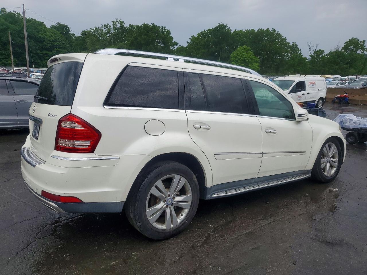 2011 Mercedes-benz Gl 450 4matic White vin: 4JGBF7BEXBA645546