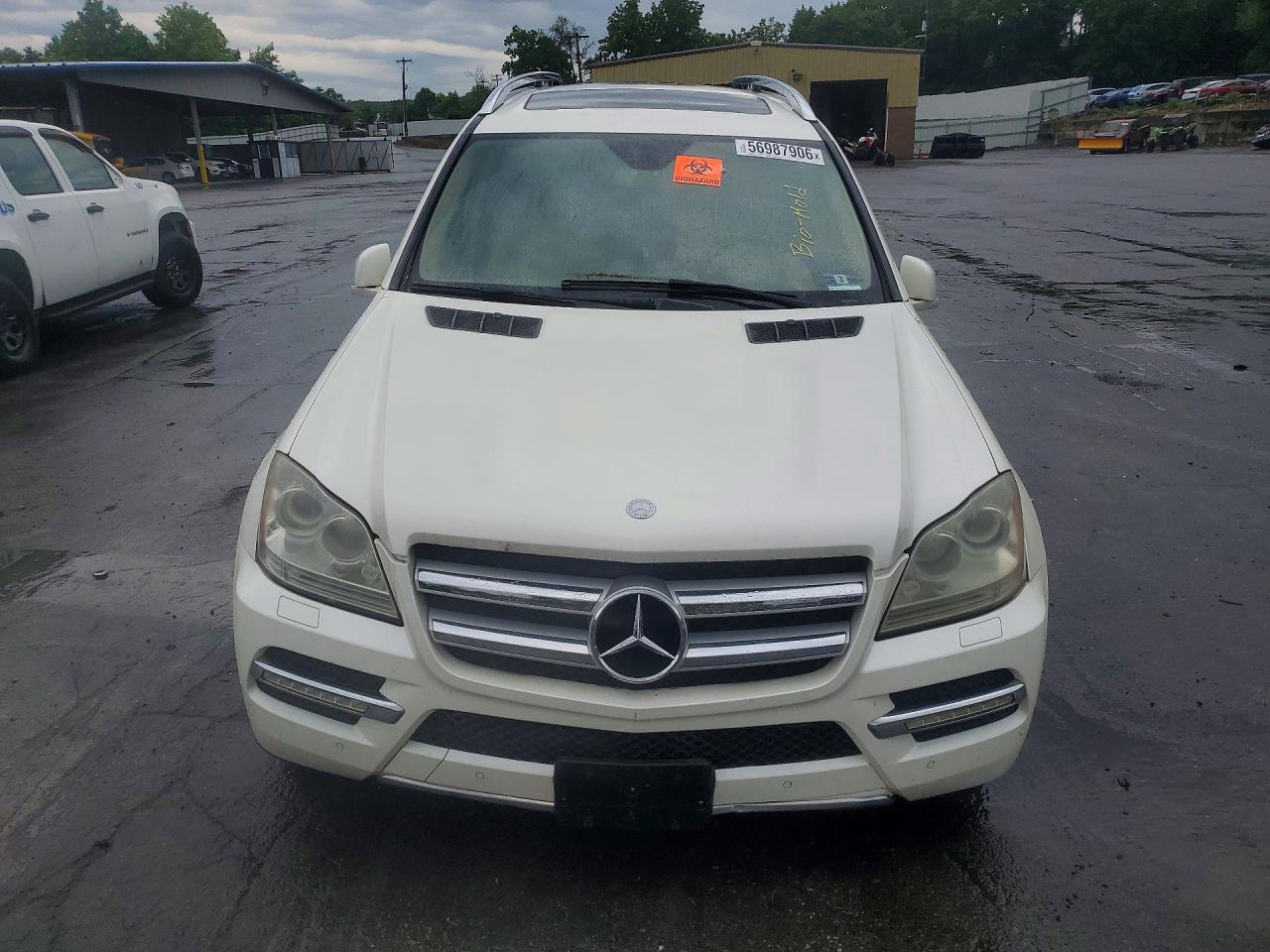 2011 Mercedes-benz Gl 450 4matic White vin: 4JGBF7BEXBA645546