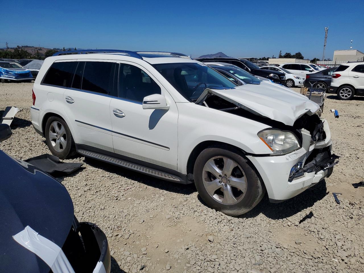 2011 Mercedes-benz Gl 450 4matic White vin: 4JGBF7BEXBA732508
