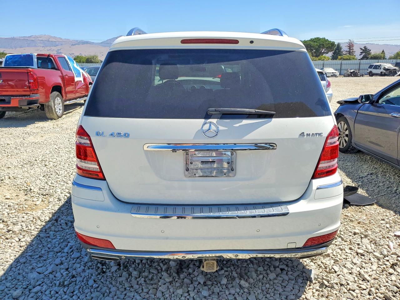 2011 Mercedes-benz Gl 450 4matic White vin: 4JGBF7BEXBA732508