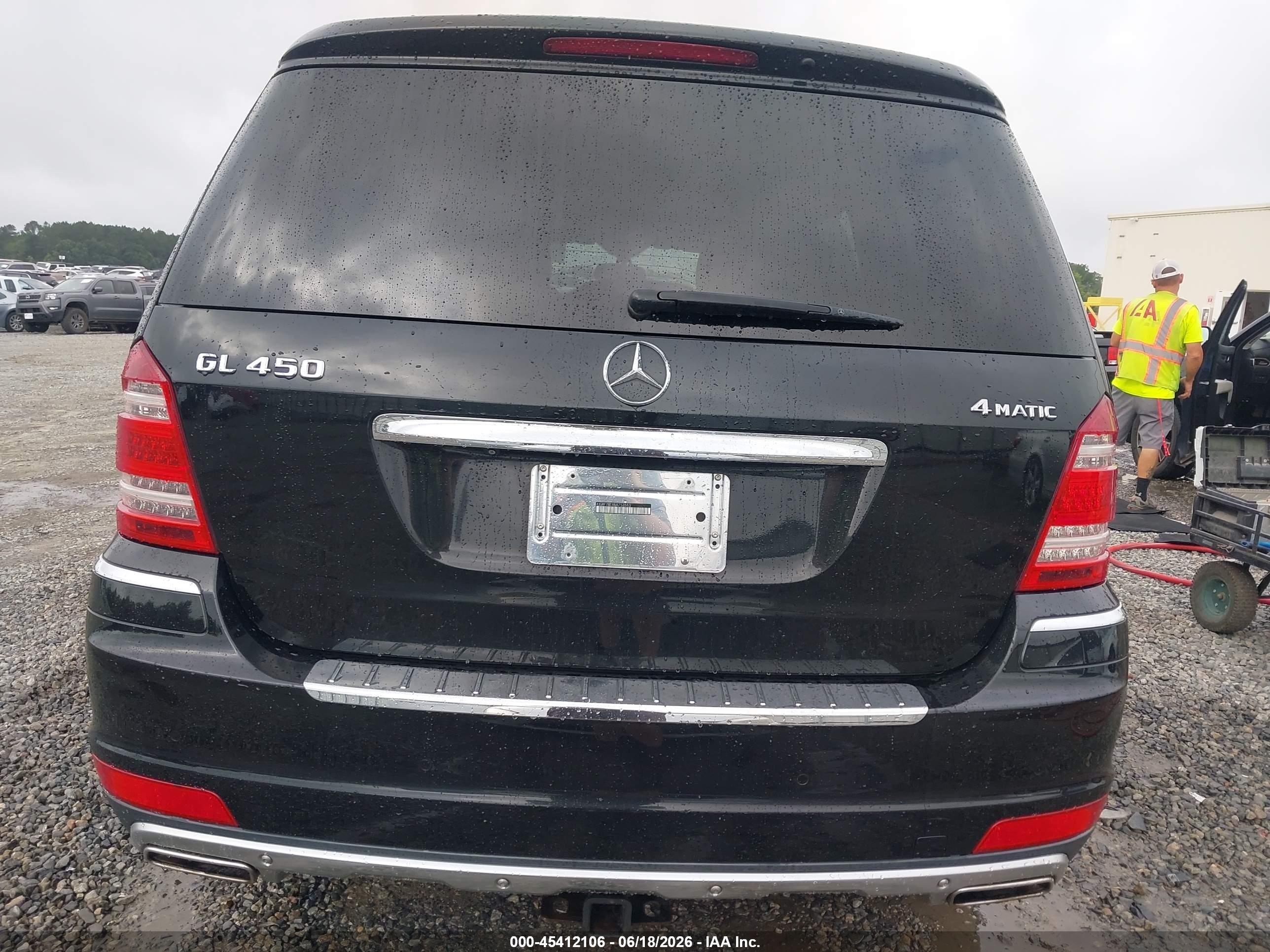 2011 Mercedes-benz Gl 450 4matic Black vin: 4JGBF7BEXBA753553