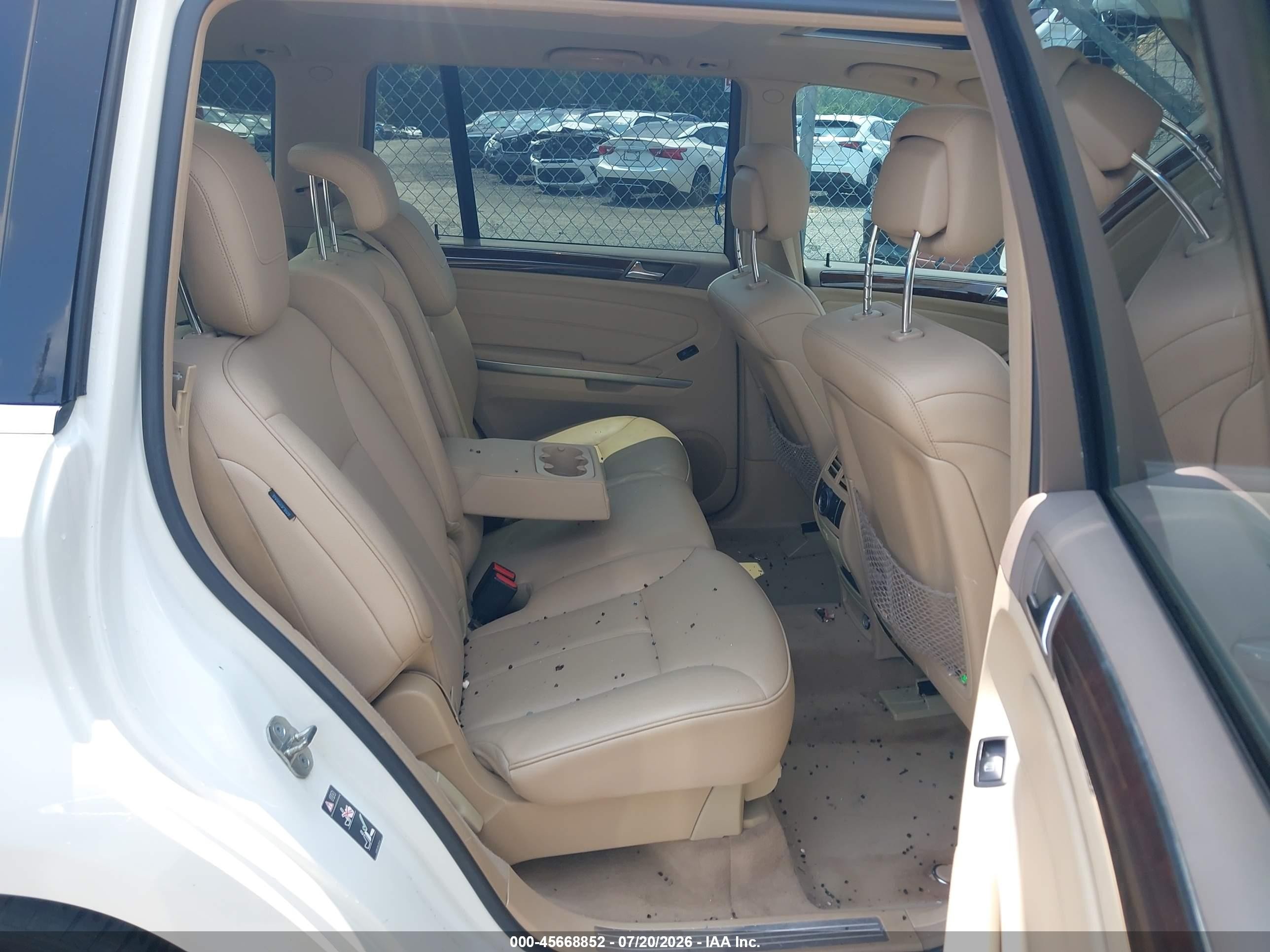 2012 Mercedes-benz Gl 450 4matic White vin: 4JGBF7BEXCA763758
