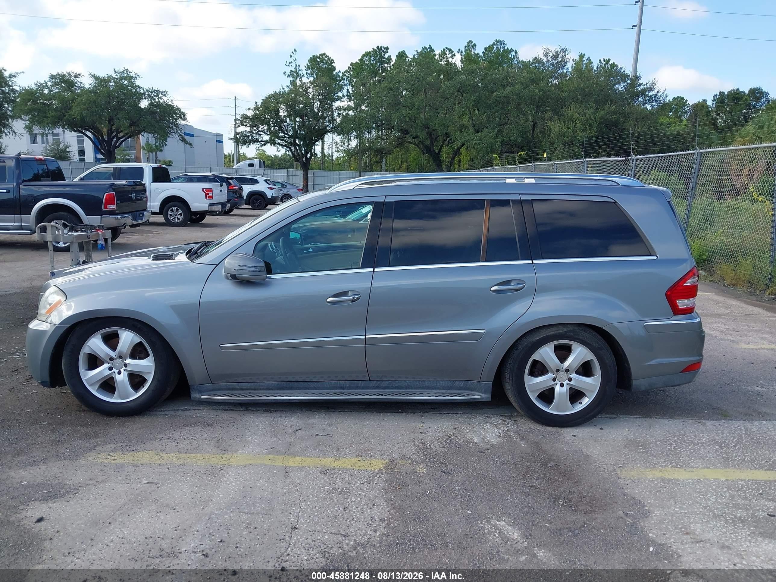 2012 Mercedes-benz Gl 450 4matic Silver vin: 4JGBF7BEXCA774288