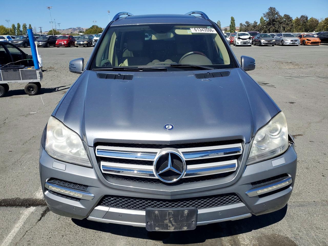 2012 Mercedes-benz Gl 450 4matic Gray vin: 4JGBF7BEXCA777031