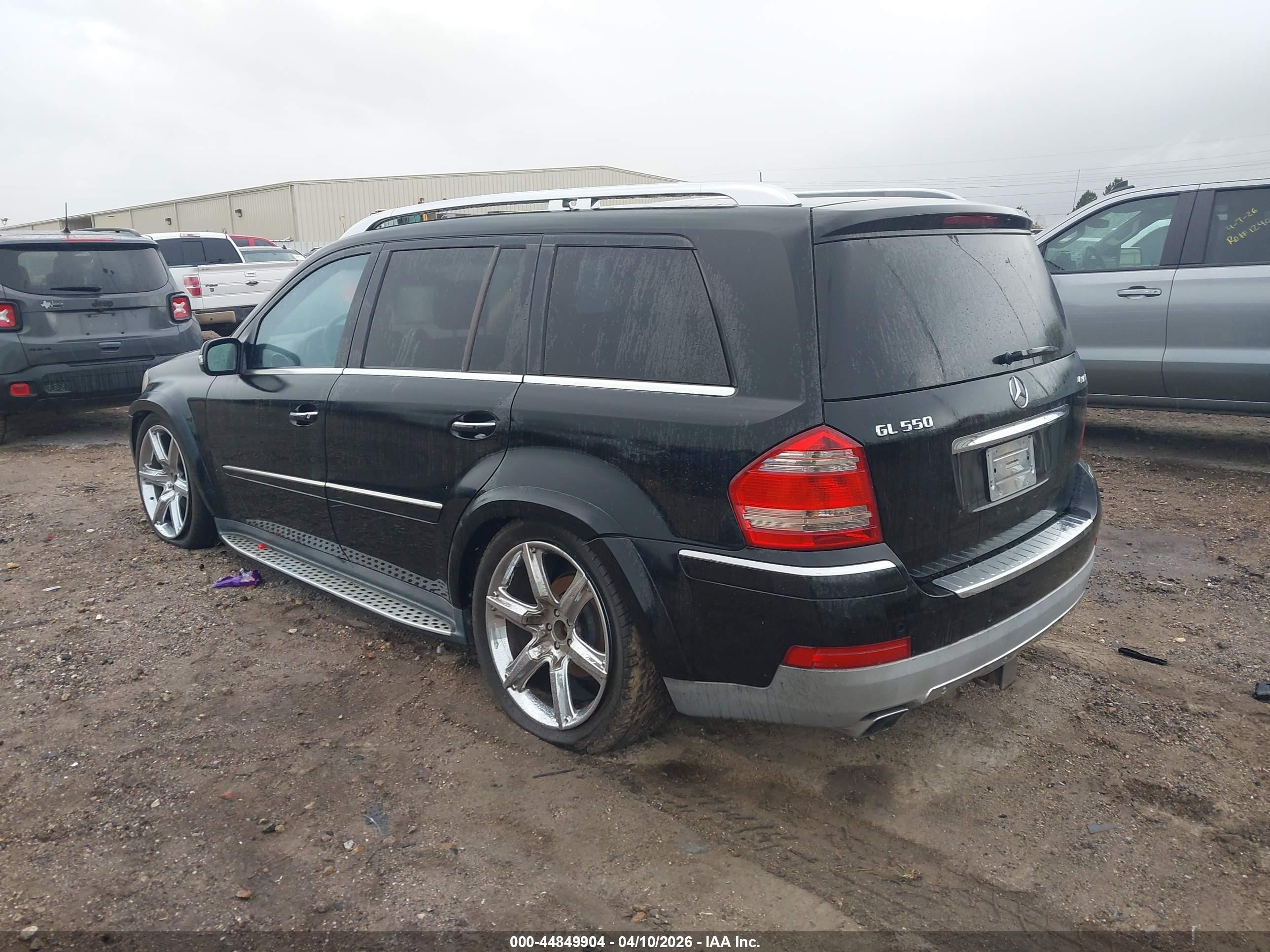 2008 Mercedes-benz Gl 550 4matic Black vin: 4JGBF86E28A412155