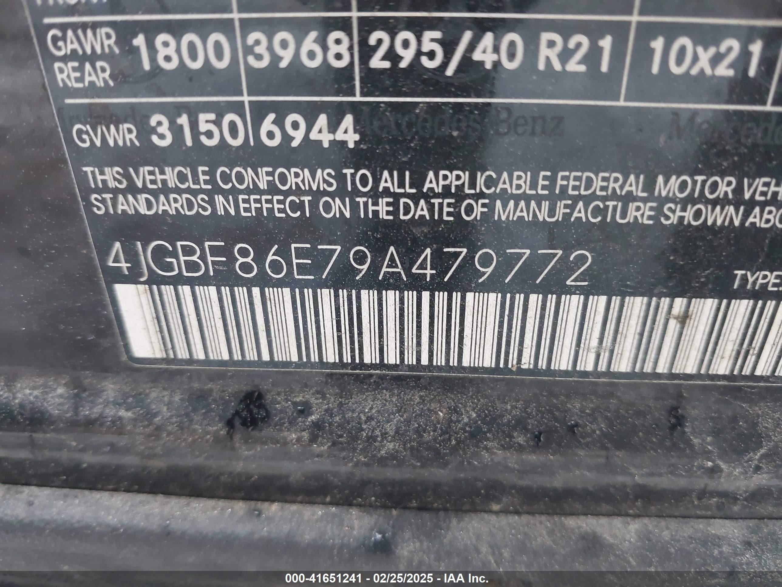 2009 Mercedes-benz Gl 550 4matic Black vin: 4JGBF86E79A479772