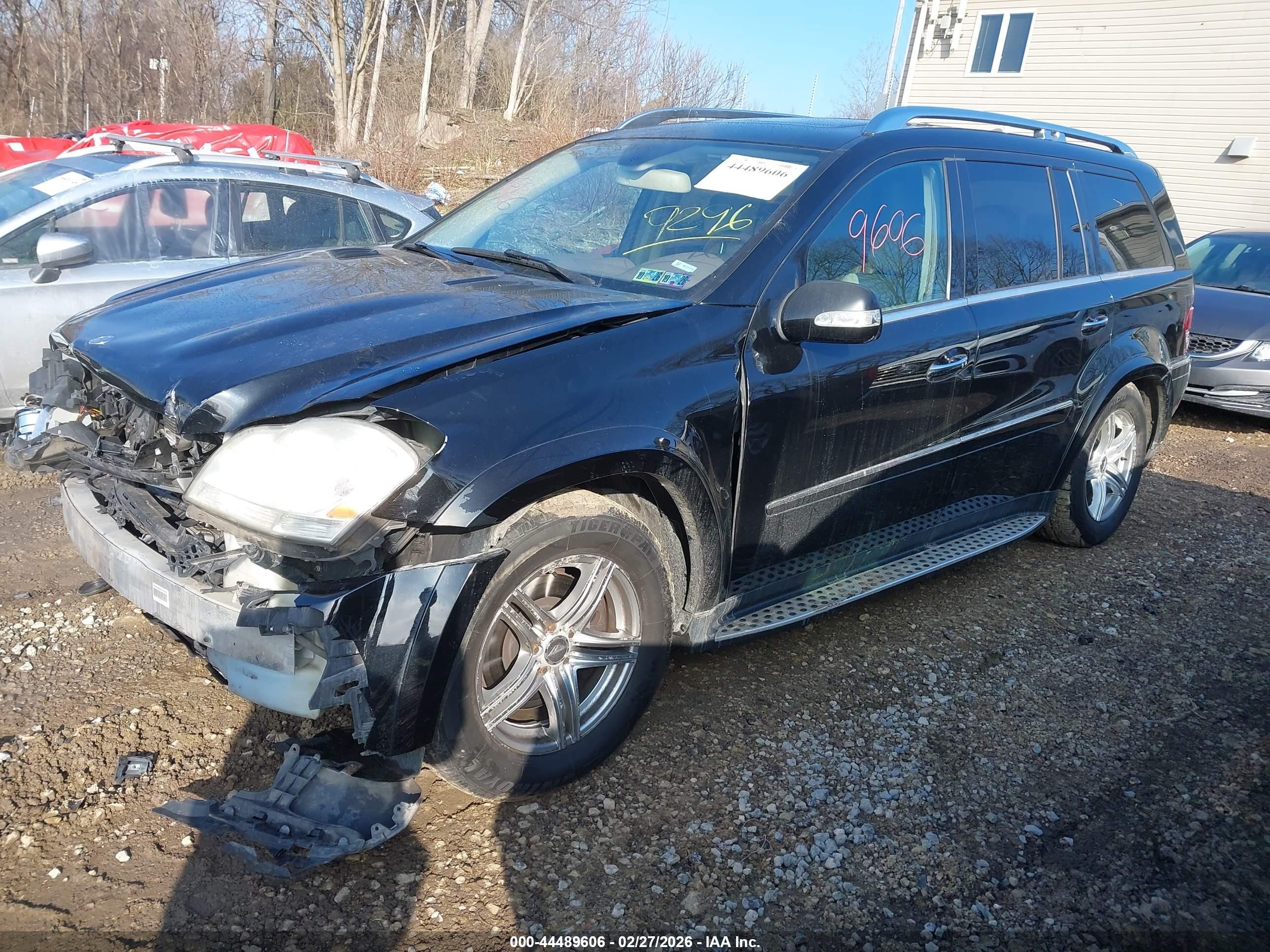 2008 Mercedes-benz Gl 550 4matic Черный vin: 4JGBF86EX8A329296