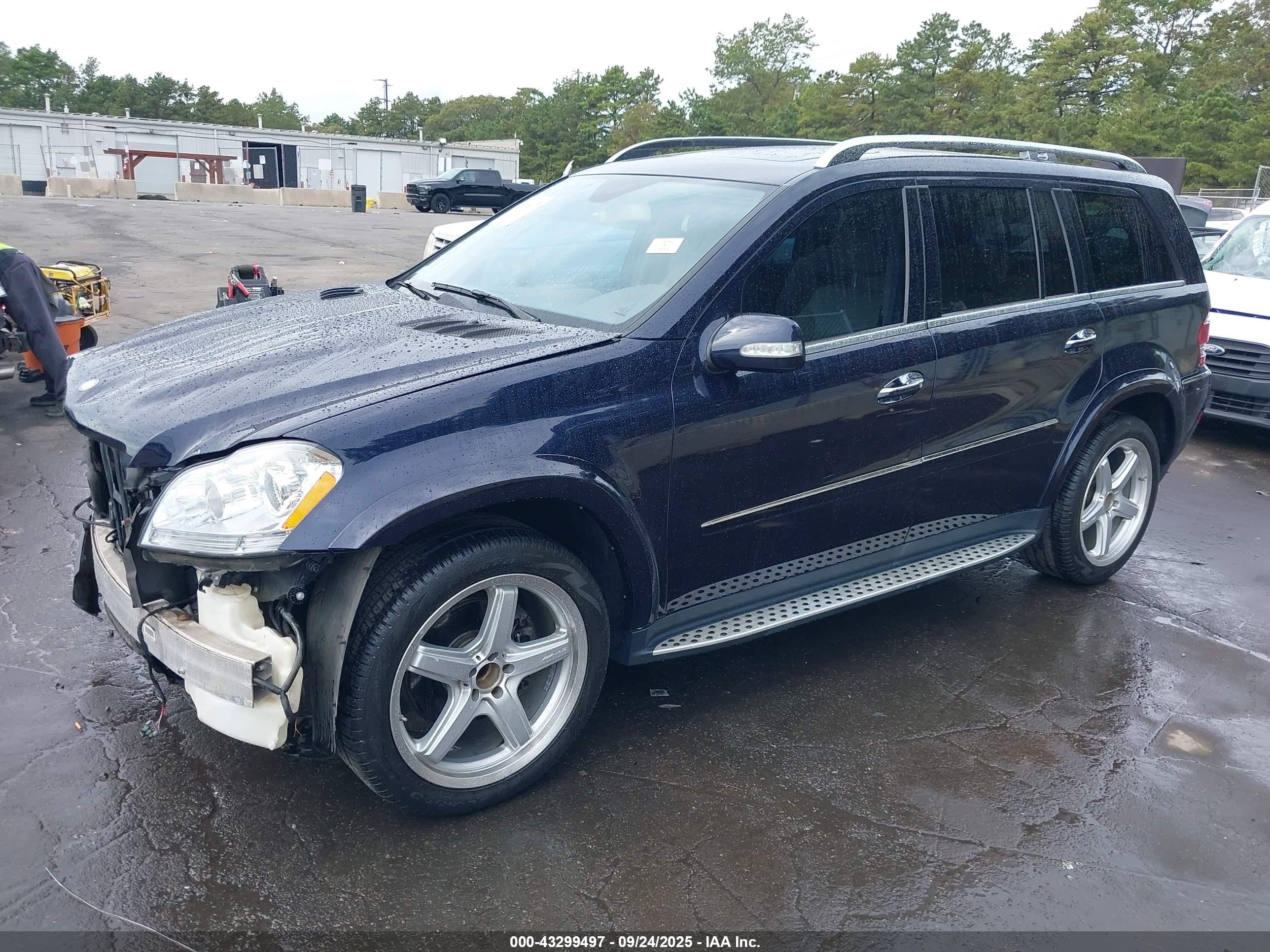 2008 Mercedes-benz Gl 550 4matic Blue vin: 4JGBF86EX8A409486