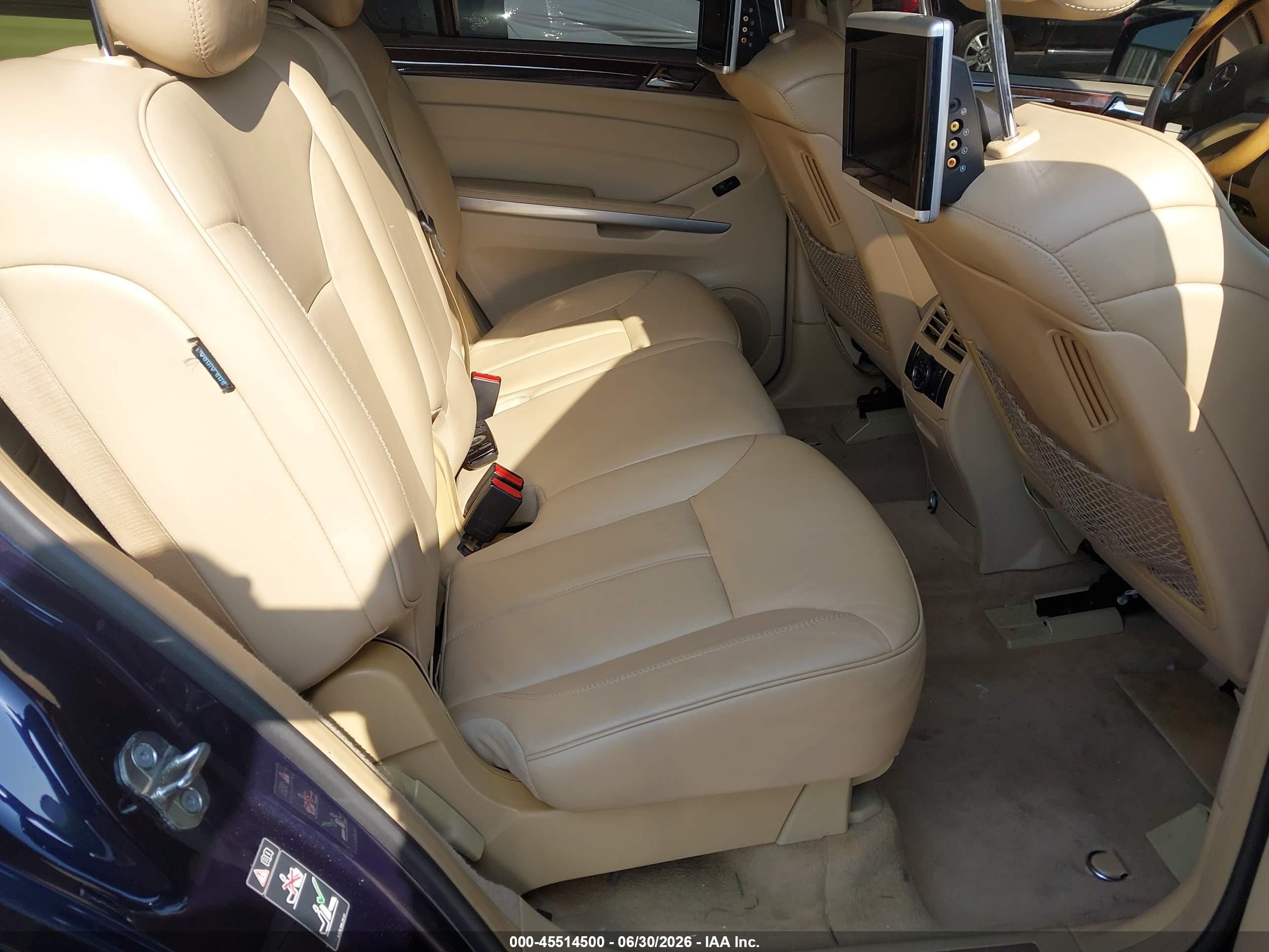 2011 Mercedes-benz Gl 550 4matic Blue vin: 4JGBF8GE0BA698285