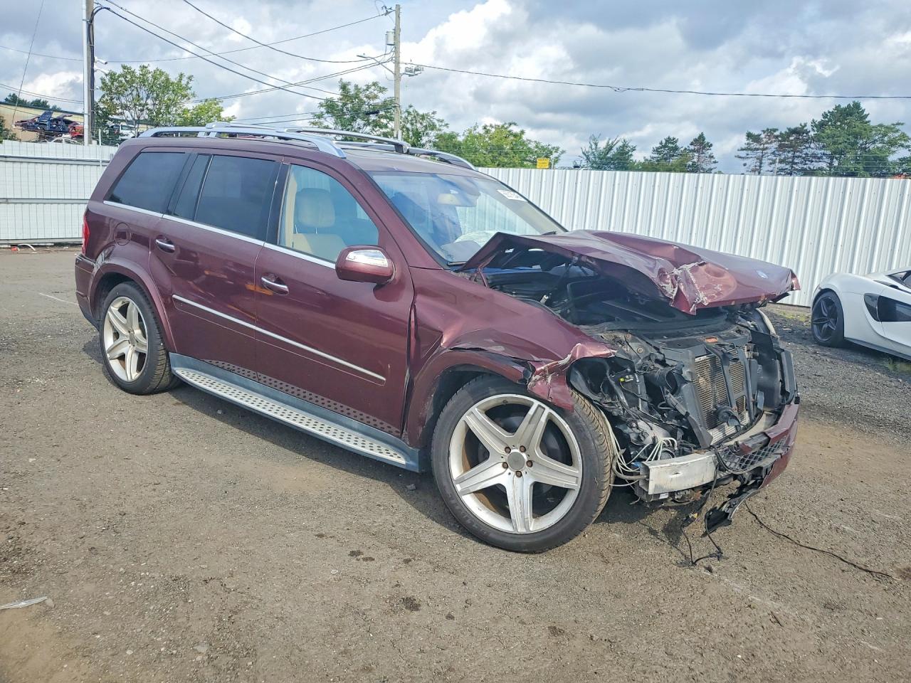 2010 Mercedes-benz Gl 550 4matic Burgundy vin: 4JGBF8GE2AA535863