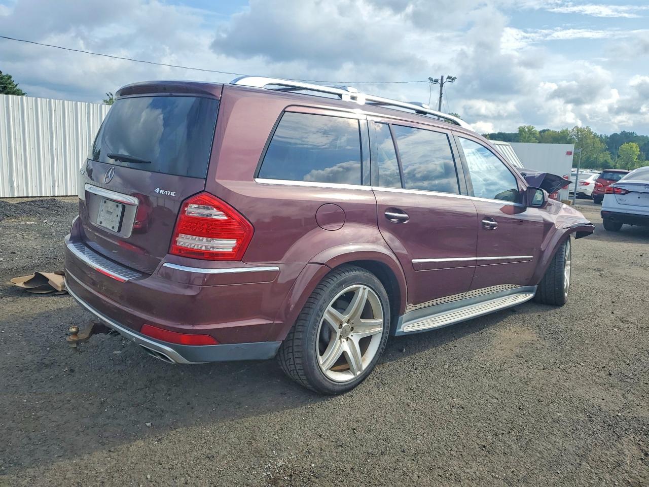2010 Mercedes-benz Gl 550 4matic Burgundy vin: 4JGBF8GE2AA535863