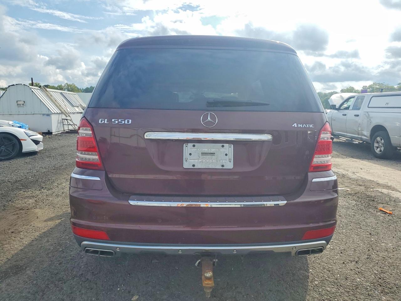 2010 Mercedes-benz Gl 550 4matic Burgundy vin: 4JGBF8GE2AA535863