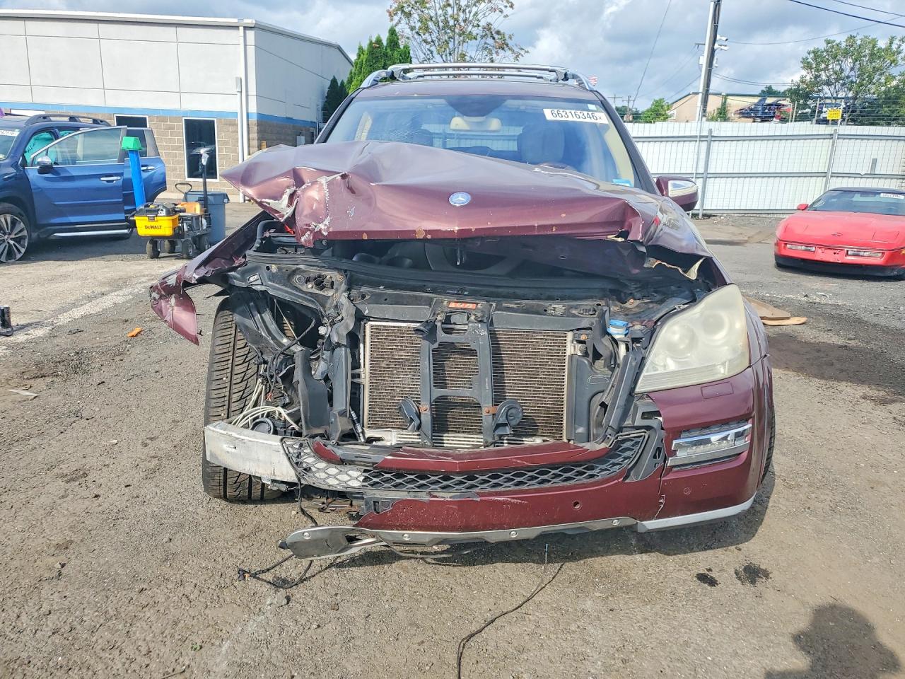 2010 Mercedes-benz Gl 550 4matic Burgundy vin: 4JGBF8GE2AA535863