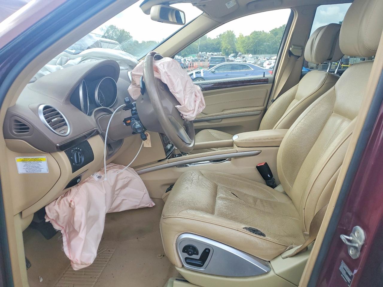 2010 Mercedes-benz Gl 550 4matic Burgundy vin: 4JGBF8GE2AA535863