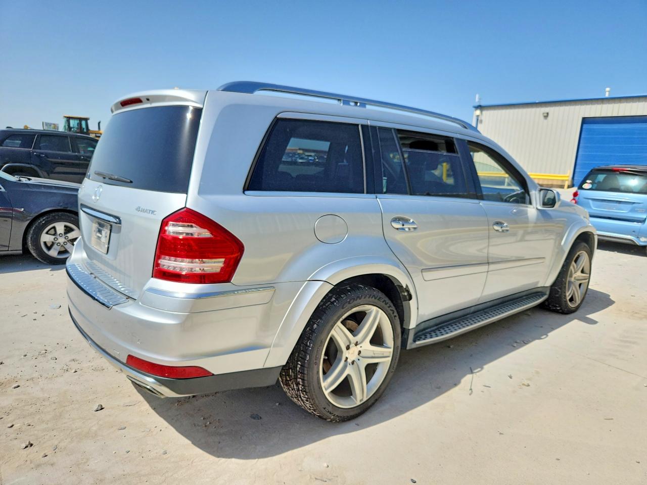 2010 Mercedes-benz Gl 550 4matic Silver vin: 4JGBF8GE2AA623652