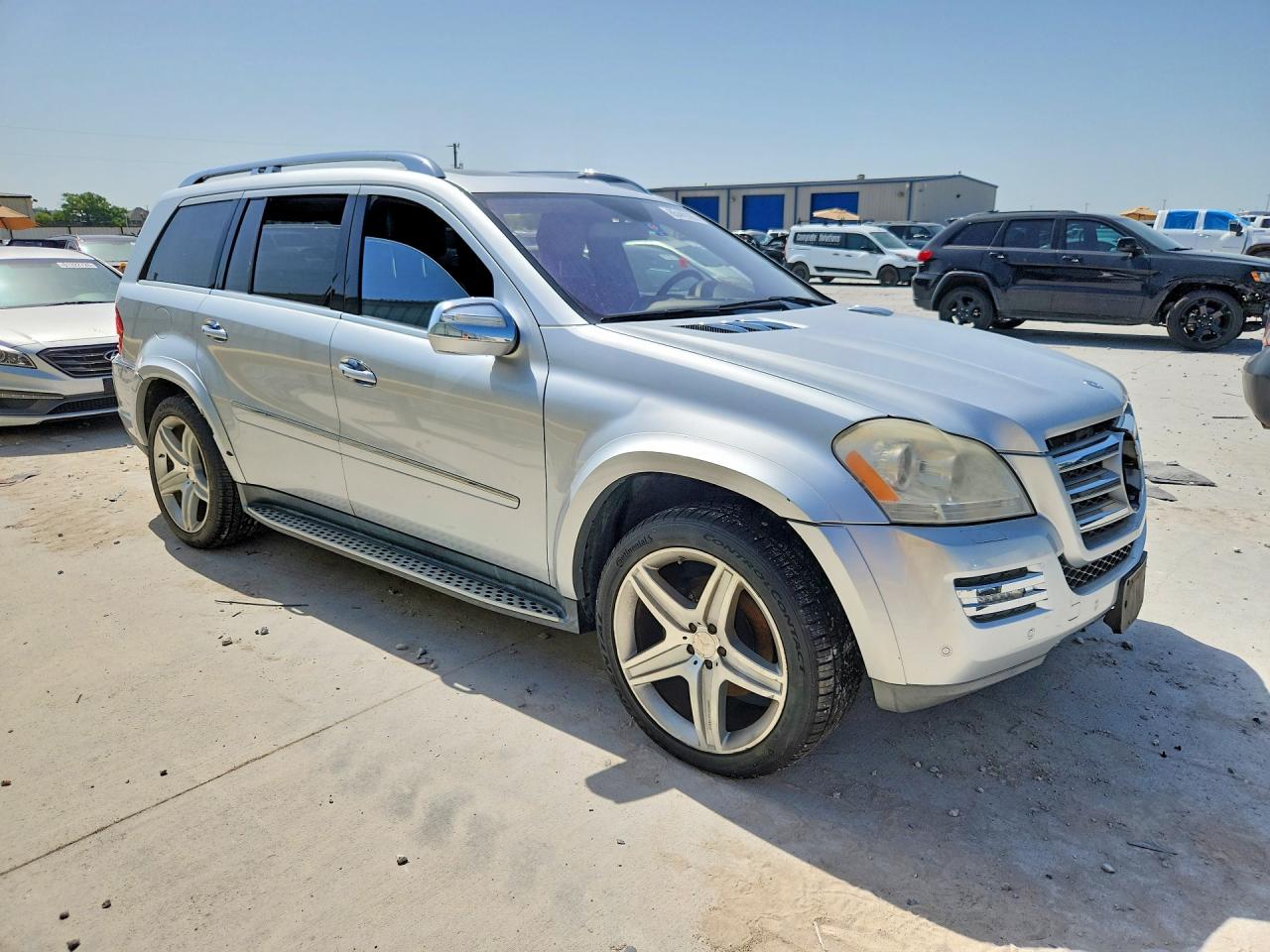 2010 Mercedes-benz Gl 550 4matic Silver vin: 4JGBF8GE2AA623652