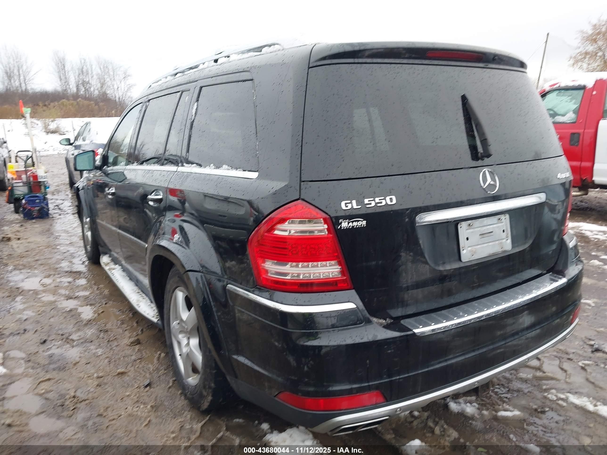 2011 Mercedes-benz Gl 550 4matic Черный vin: 4JGBF8GE2BA688938