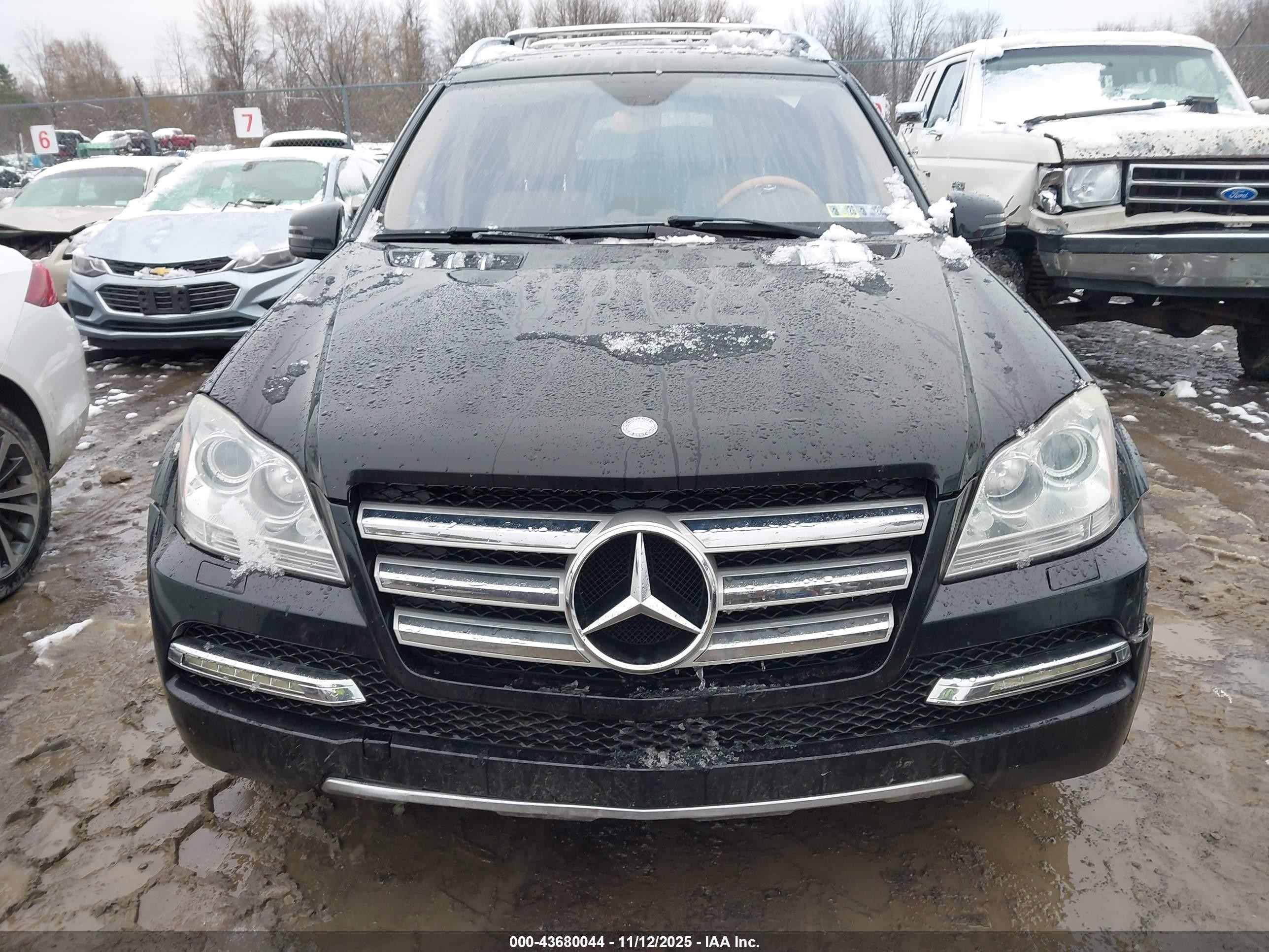 2011 Mercedes-benz Gl 550 4matic Черный vin: 4JGBF8GE2BA688938