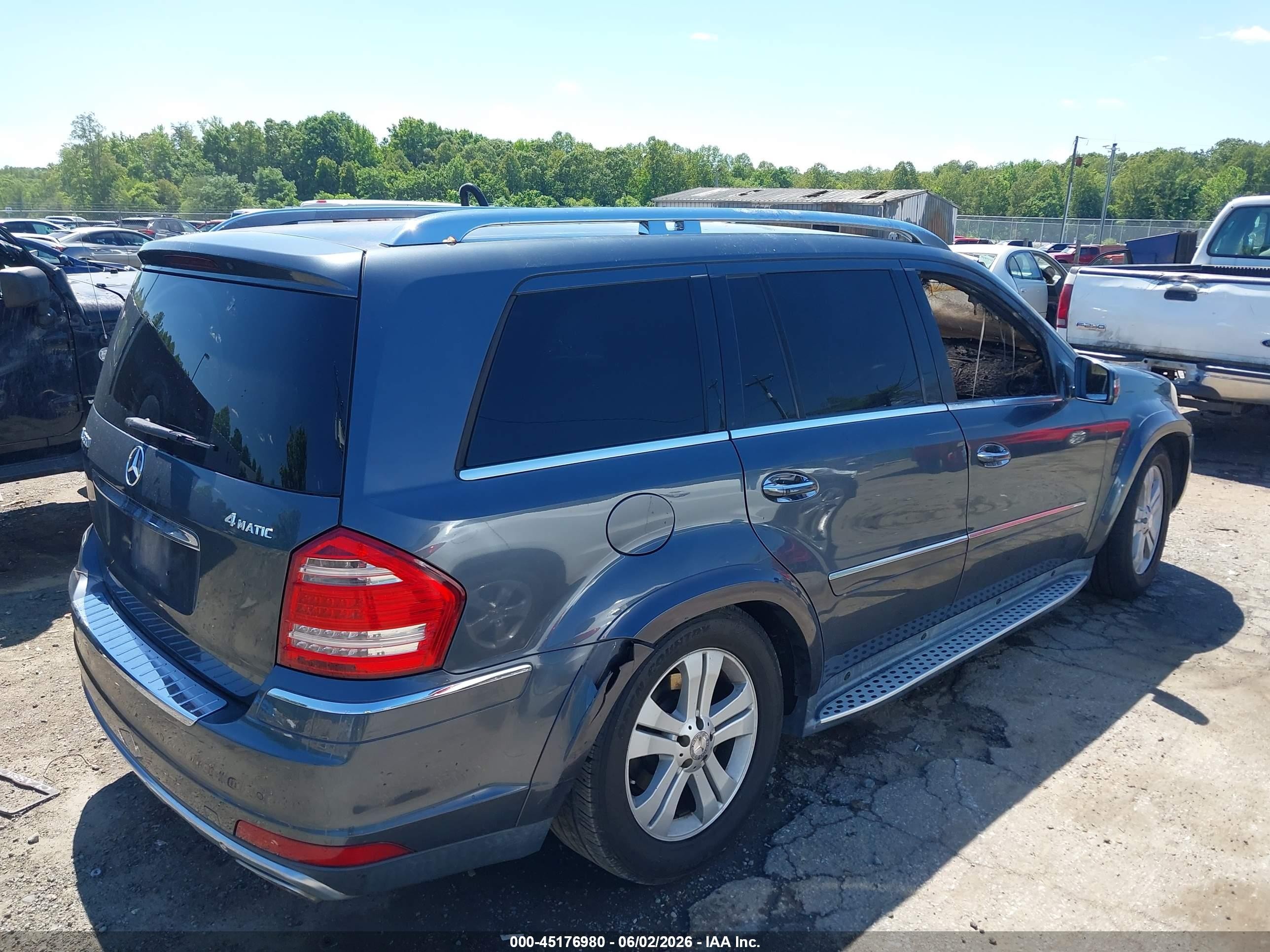 2011 Mercedes-benz Gl 550 4matic Gray vin: 4JGBF8GE3BA655642